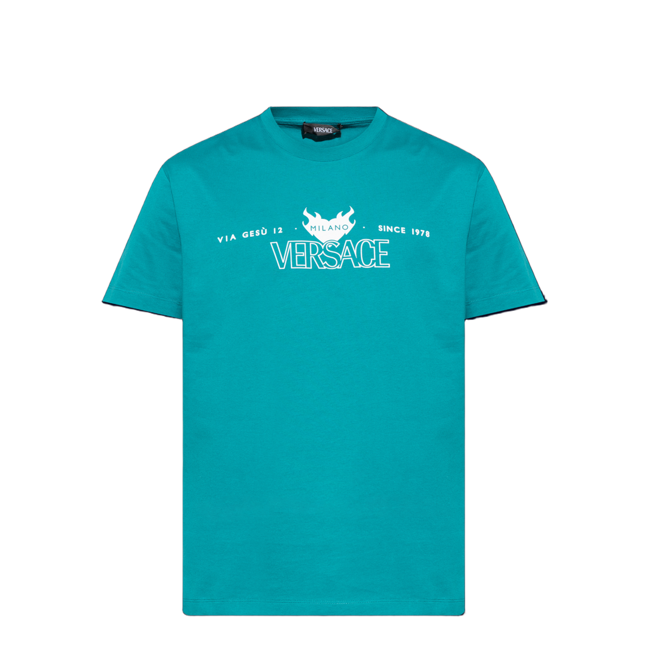 Logo T-Shirt Cotton Crew Neck Short Sleeves