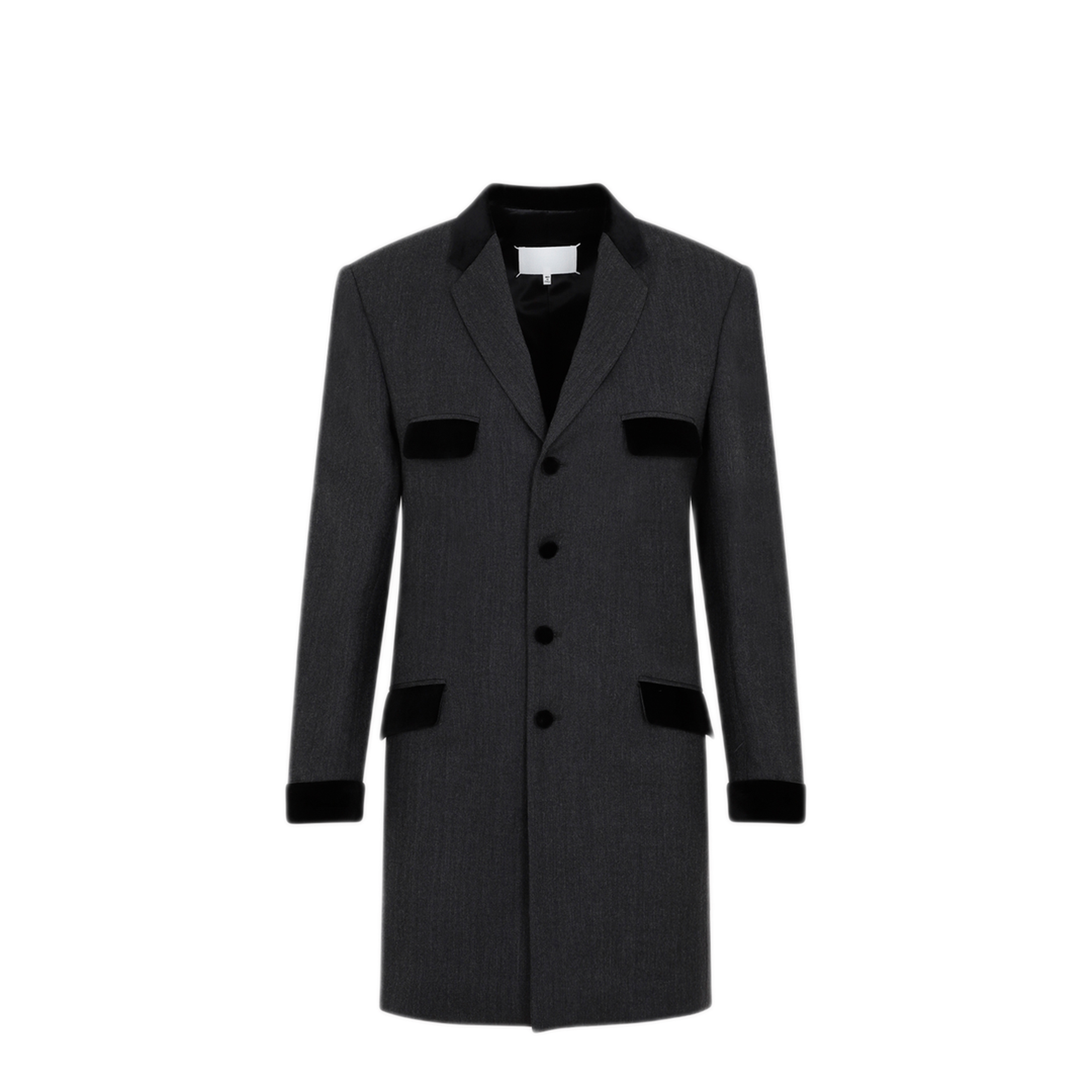 MAYFEYR - Maison Margiela - Charcoal Gray Wool Long Jacket - S67BN0038S53234855M
