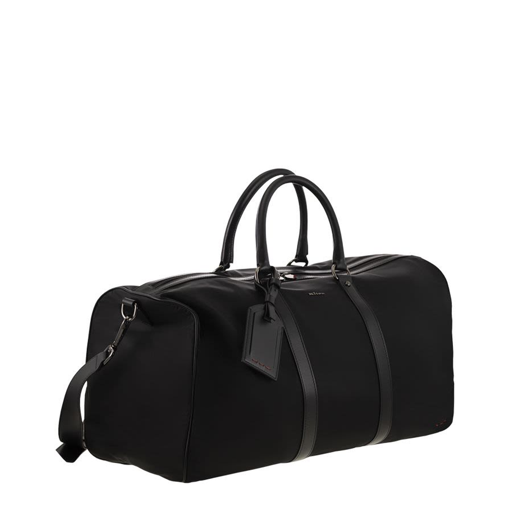 Duffel Bag With Leather Inserts