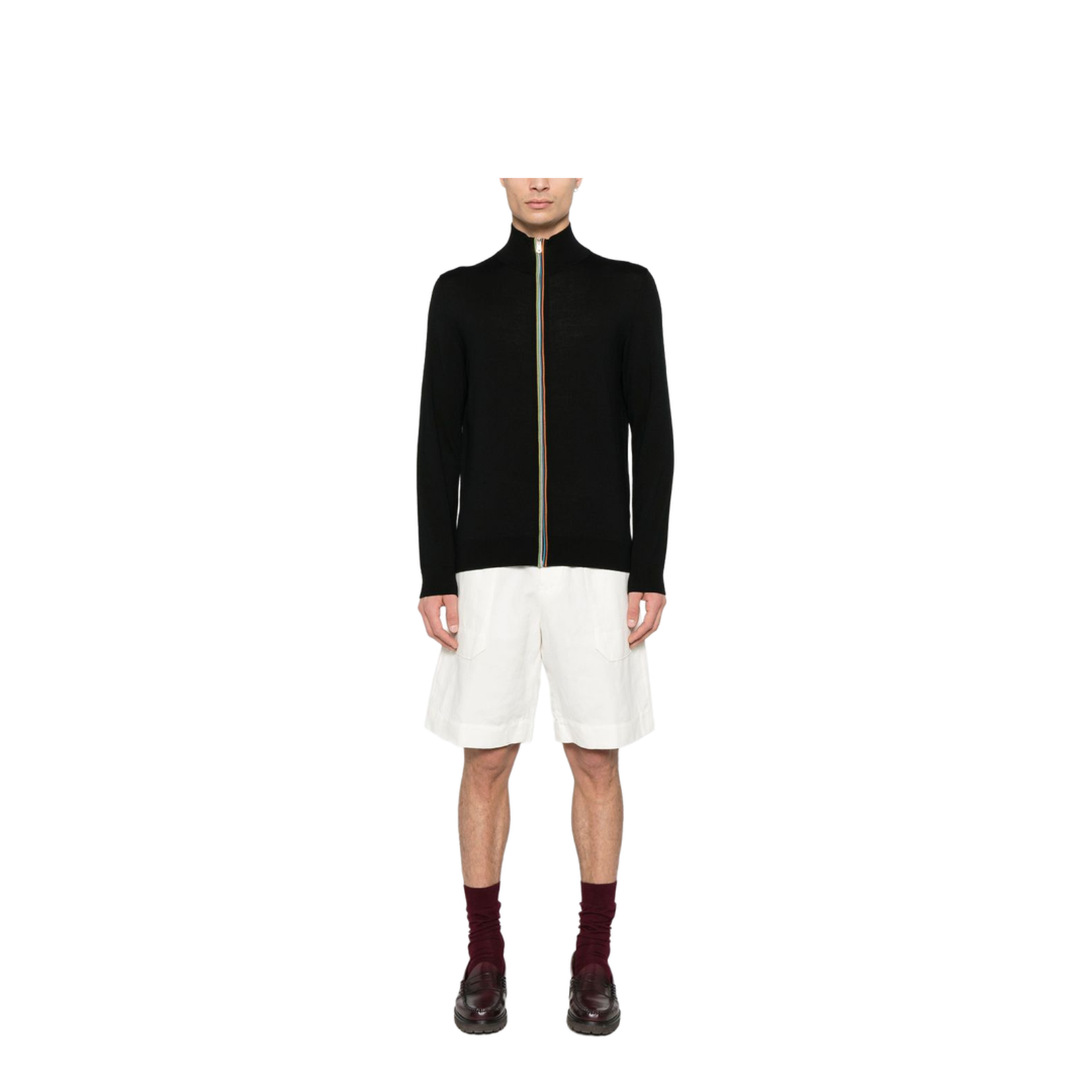 Wool Zipped Cardigan