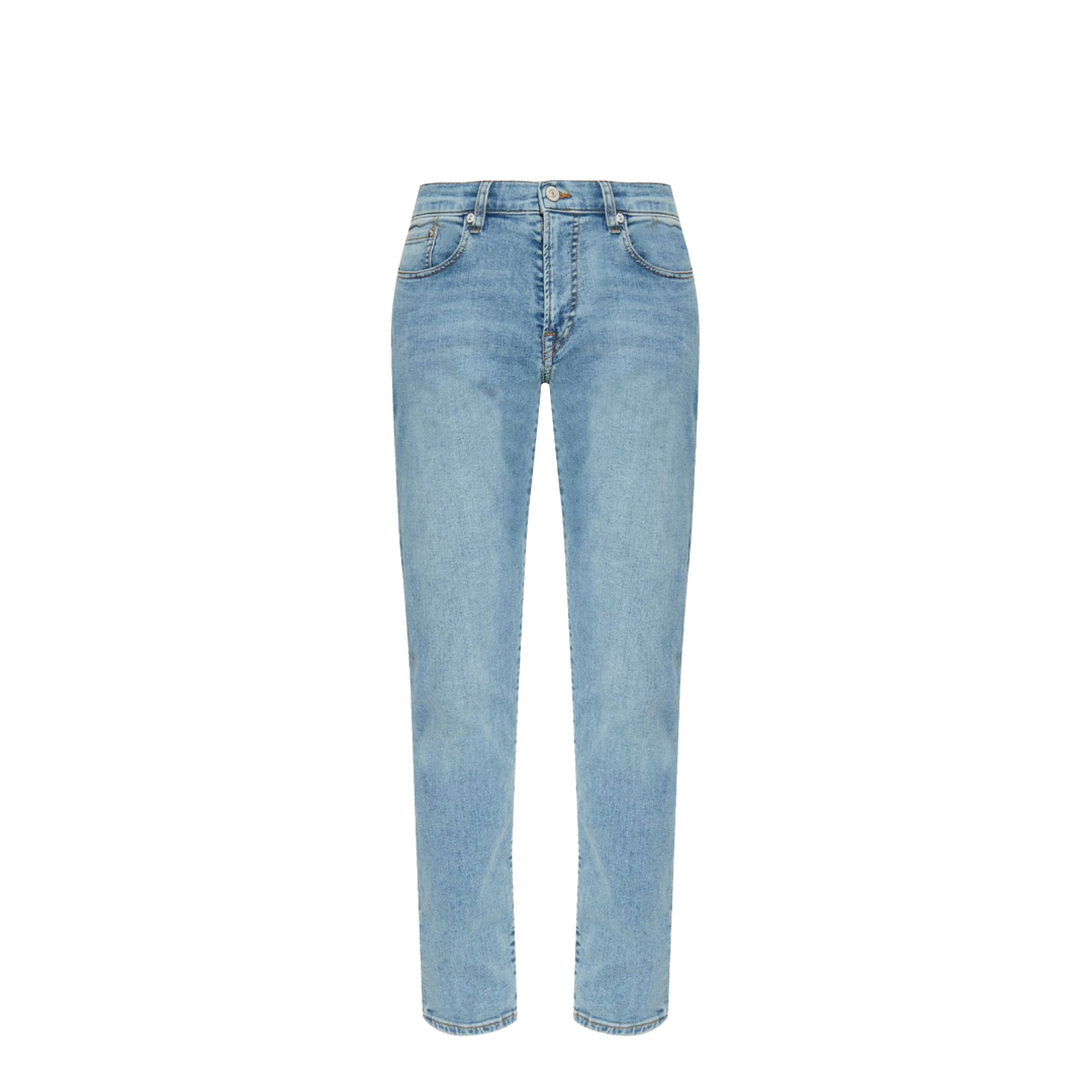 Tapered Denim Cotton Jeans