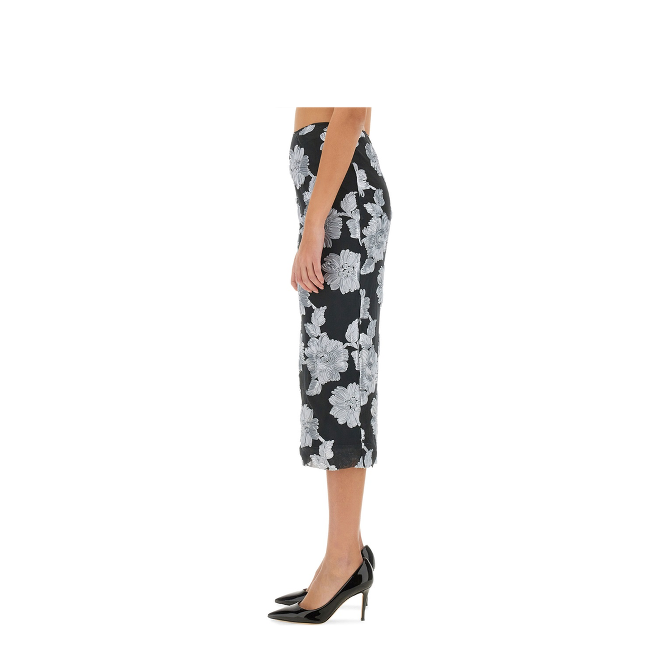 Floral Pencil Skirt