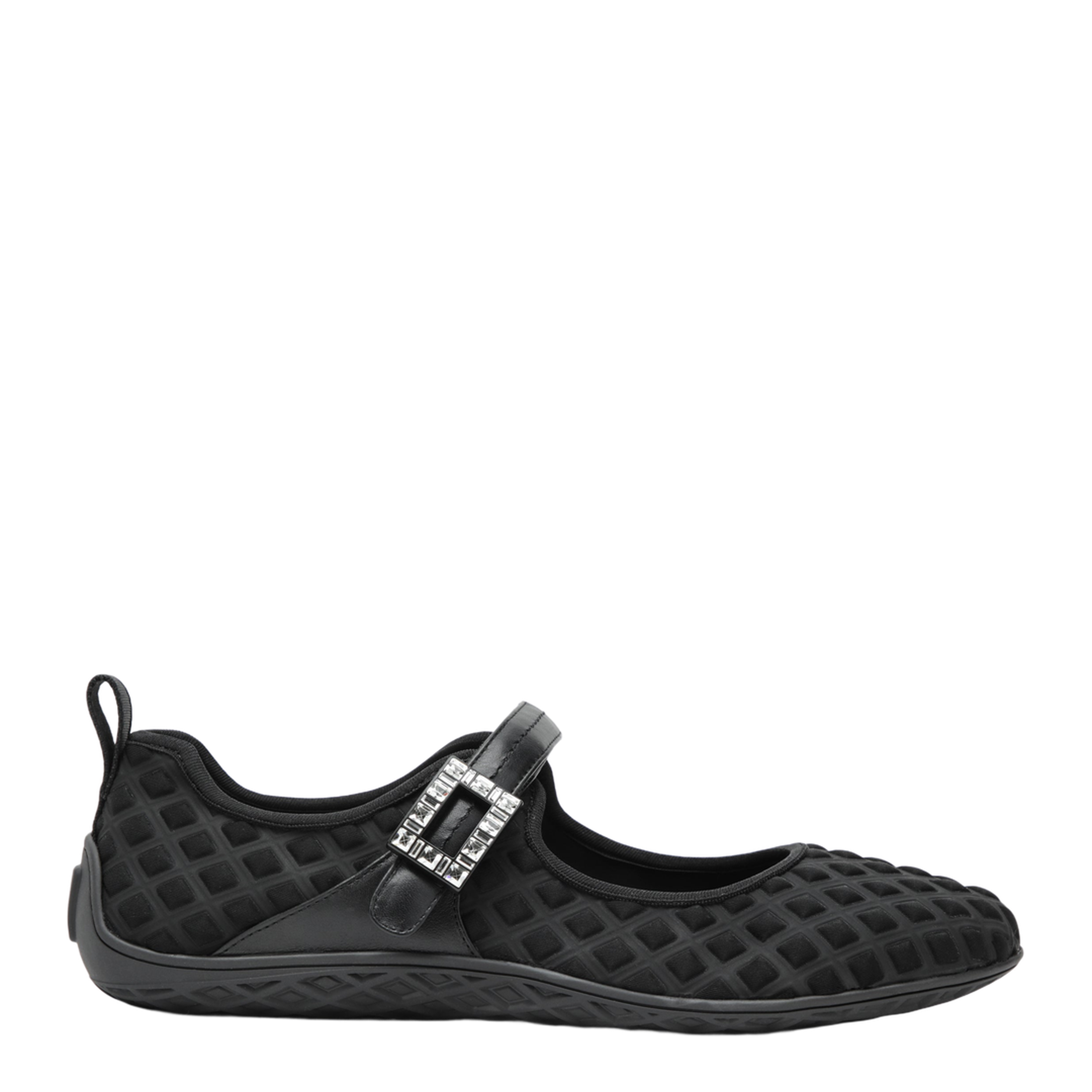 Low Babies Ballerina Flats in Embossed Fabric