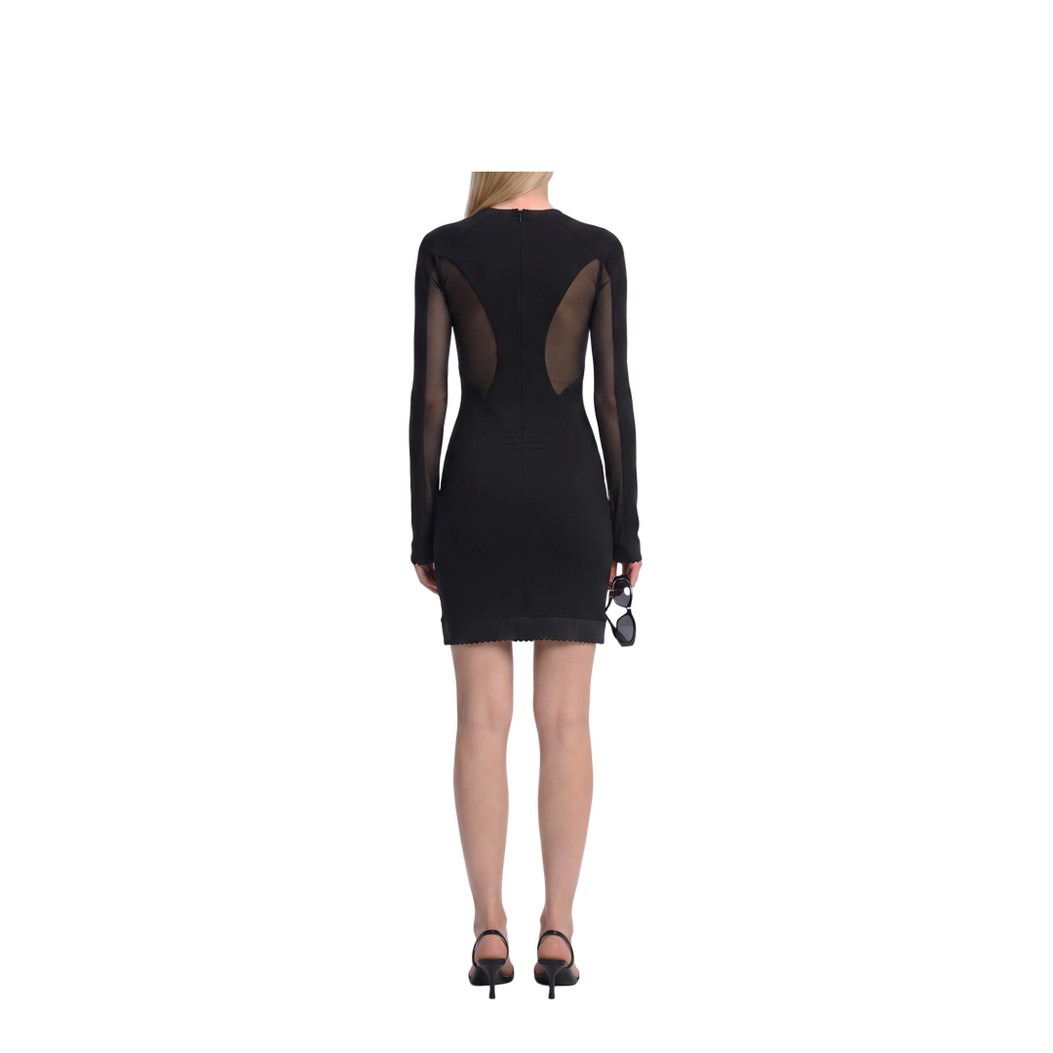 MAYFEYR - The Attico - Mini Dress With Tulle Inserts - 261WCA00533115AA100