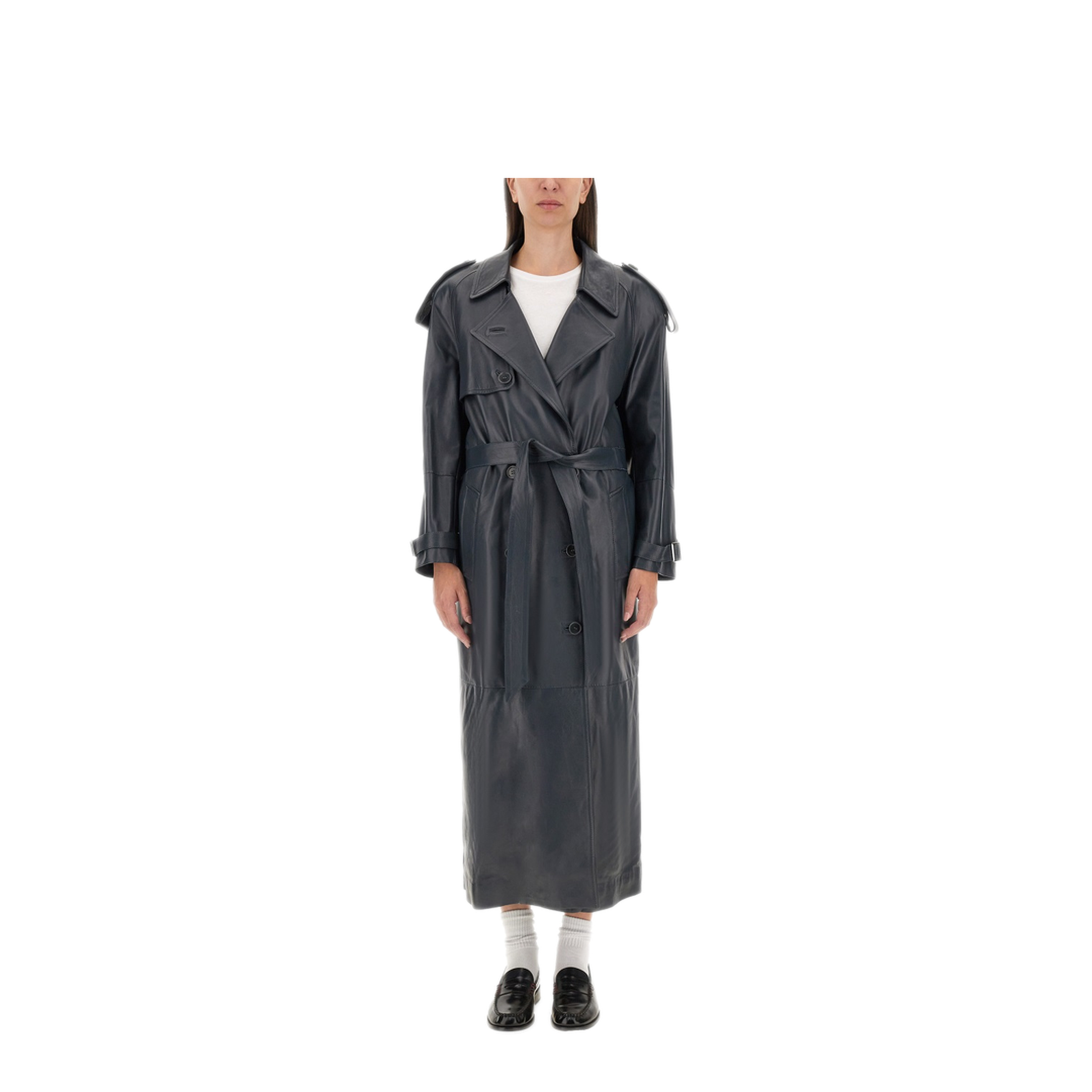 MAYFEYR - Salvatore Santoro - Leather Trench Coat - 47041GLOVASFALTO