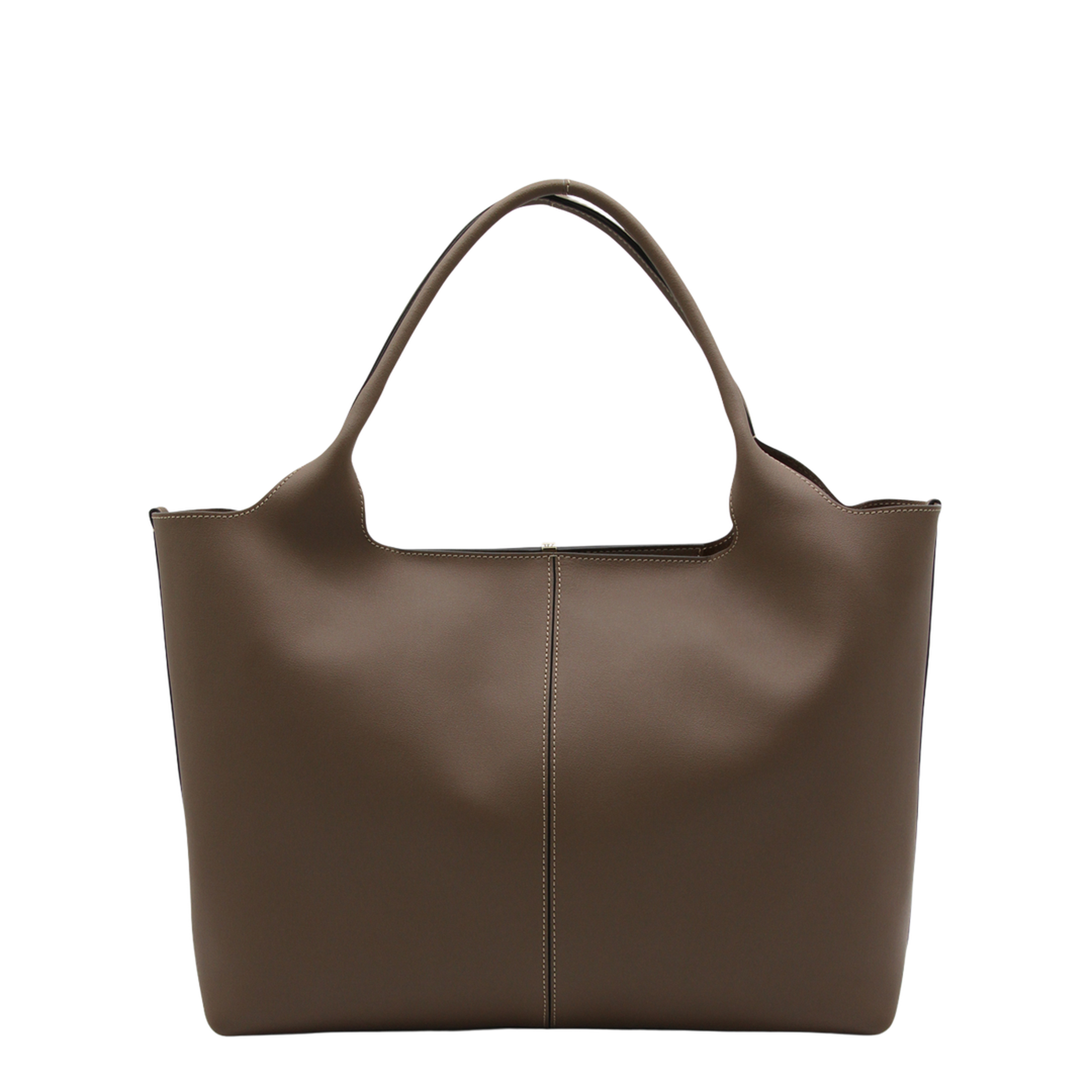 Shopping Bag in Leather Medium-Small