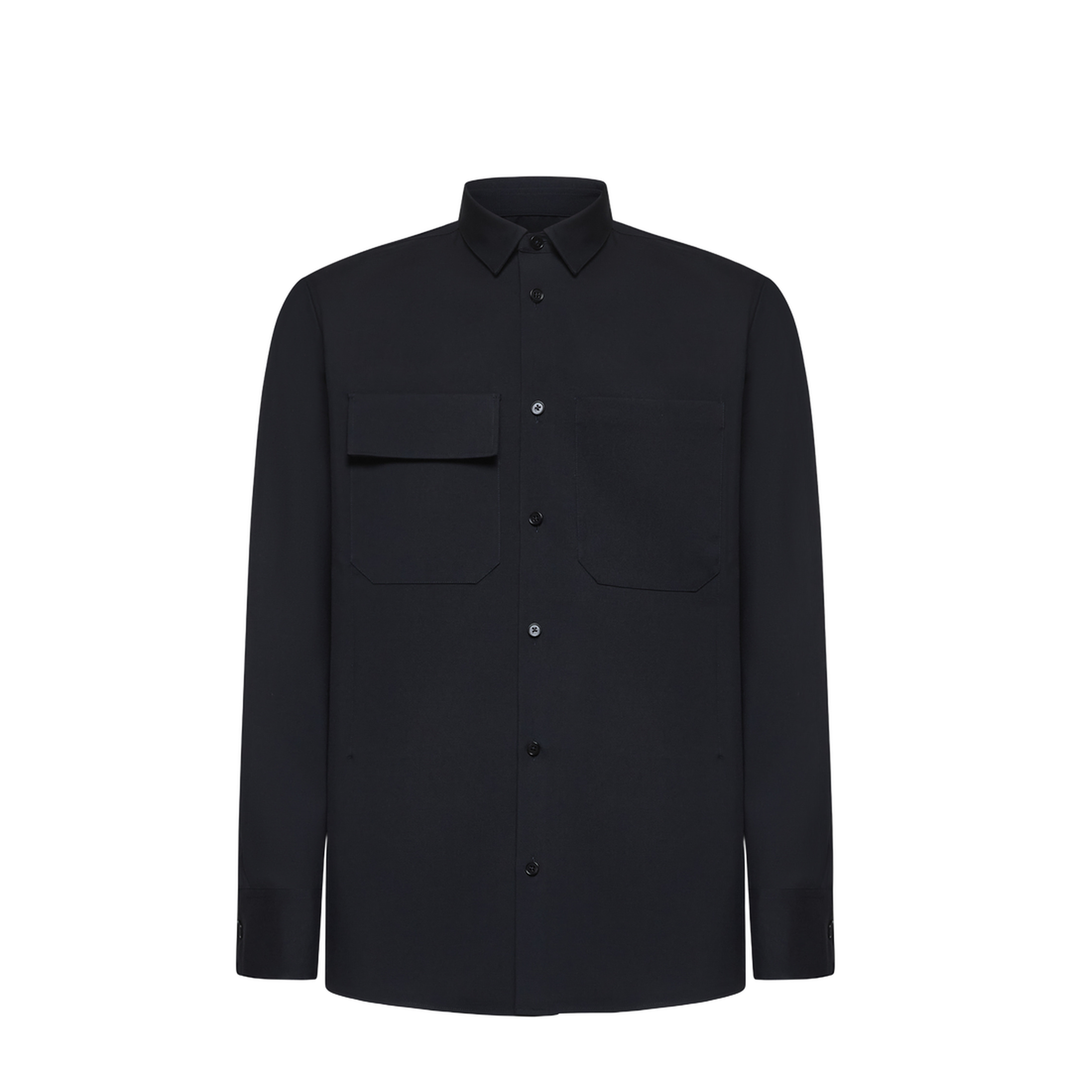 Lightweight Wool Gabardine Shirt