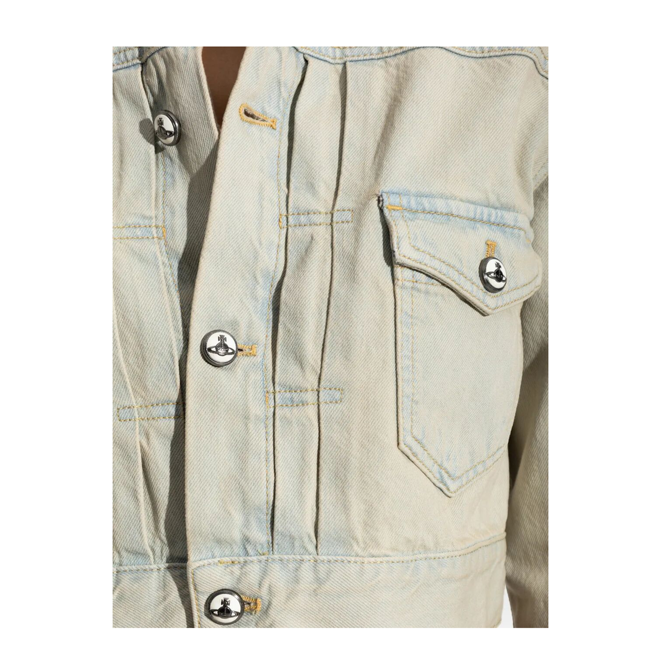 MAYFEYR - Vivienne Westwood - Marlene Cropped Denim Jacket - 19010018W01C1B412