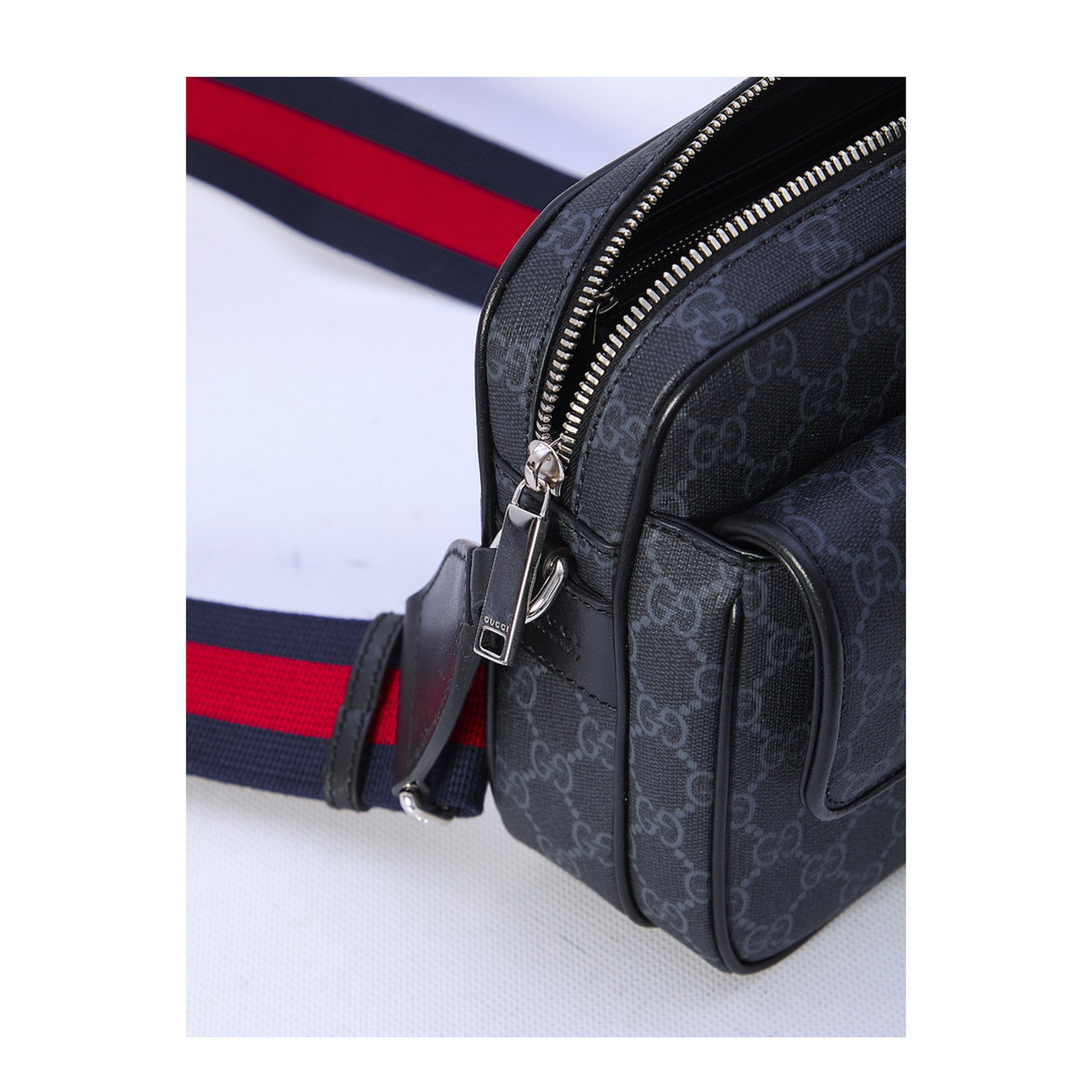 GG Black Small Leather Crossbody Bags - Black