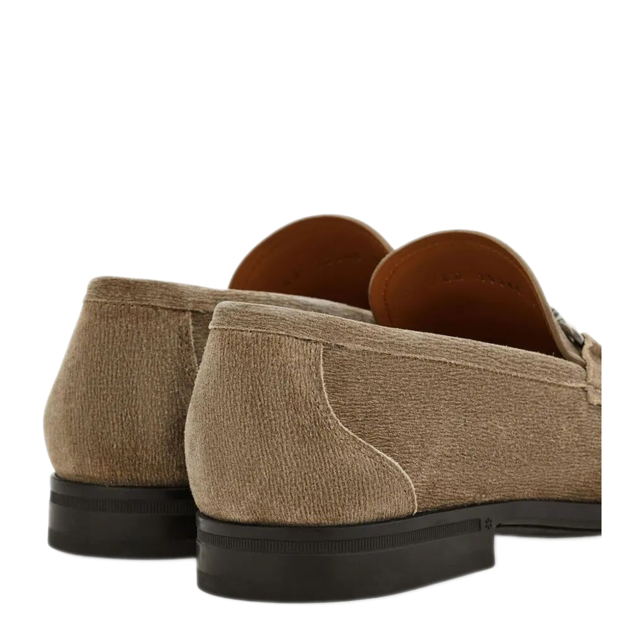 MAYFEYR - Ferragamo - Suede Loafers With Gancini Buckle - 0294570789601SAFARI