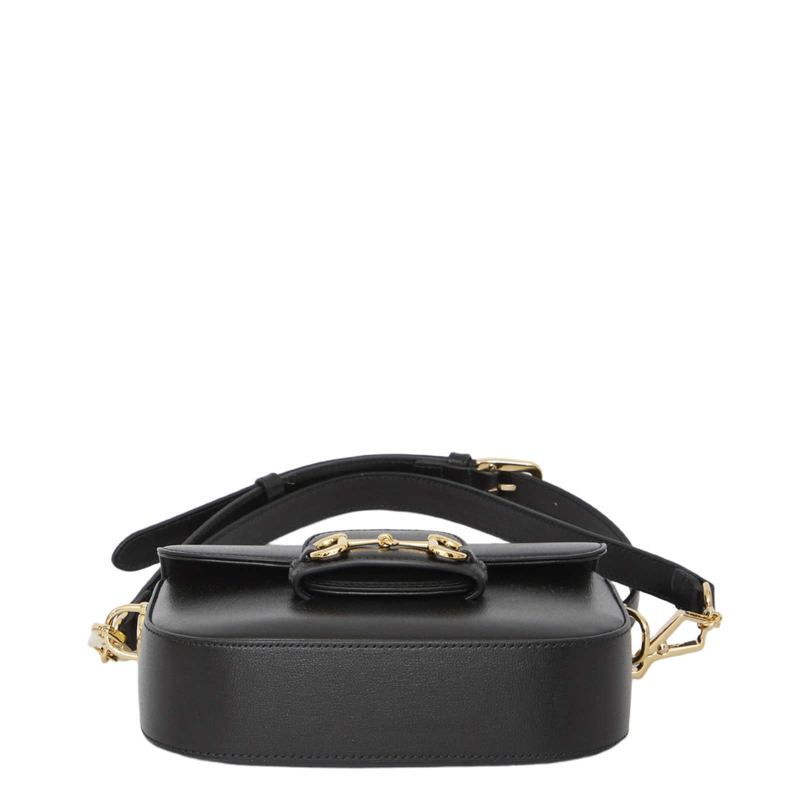 Horsebit 1955 Leather Shoulder Bag - Black