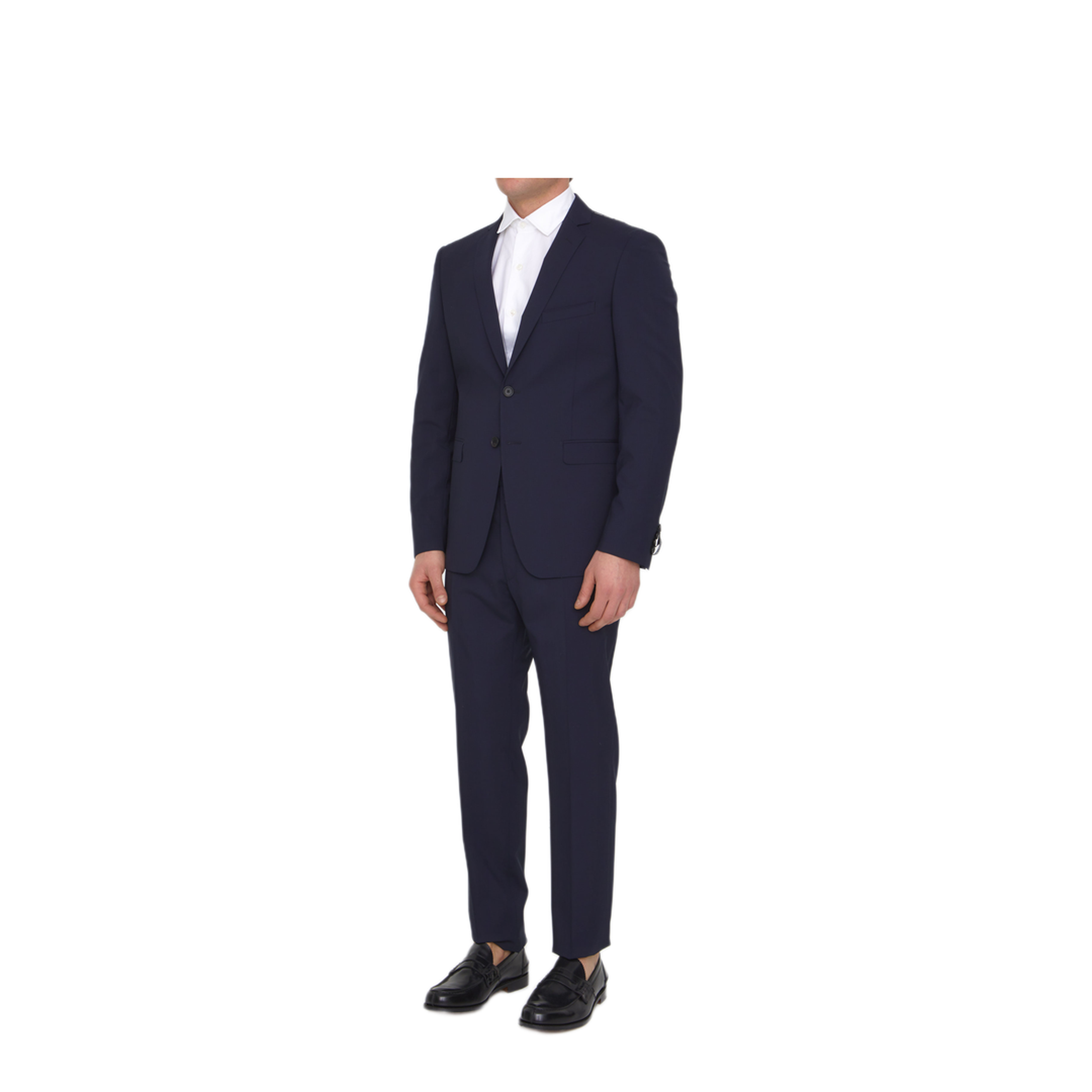 MAYFEYR - Tonello - Blue Wool Two Piece Suit - 01AI240Y1063U600
