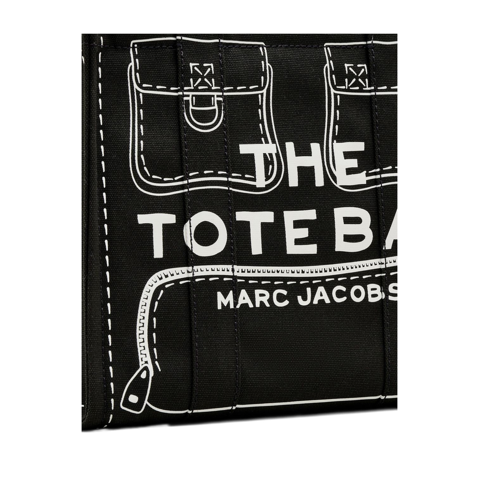 Trompe L'Oeil Cargo Canvas Medium Tote Bag