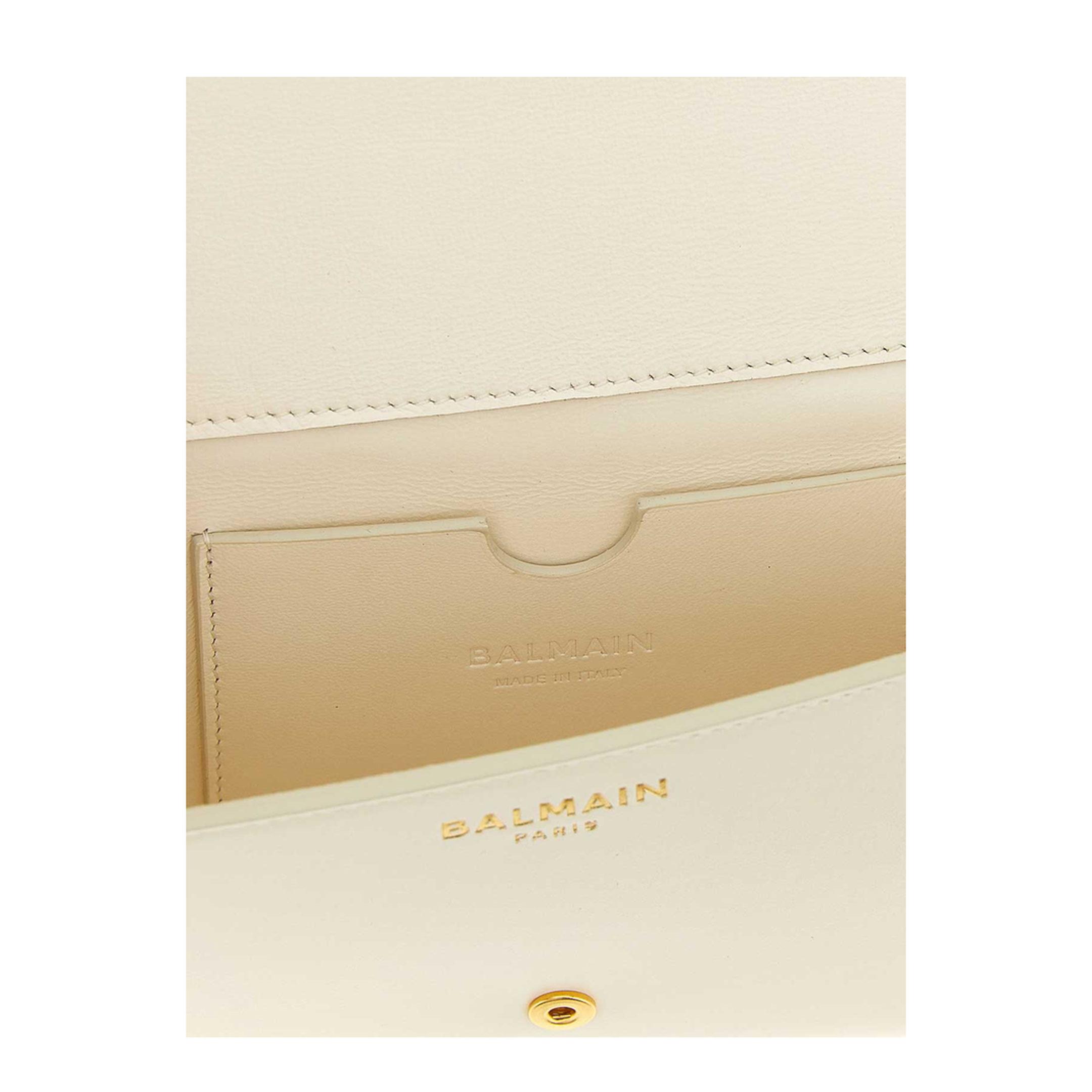 Crinkled Leather Wallet with Shuffle Chain