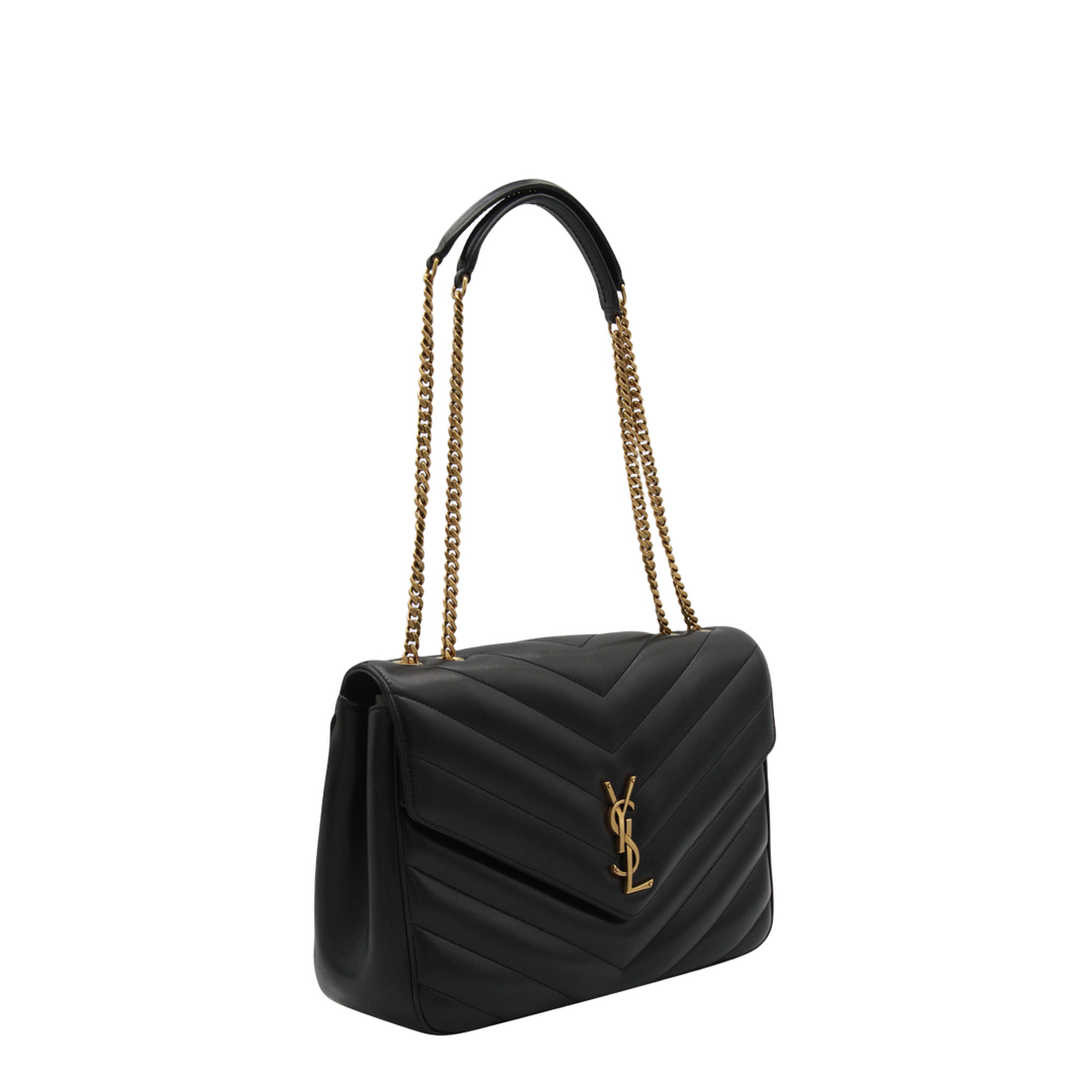 LOULOU Large in Matelassé Lambskin