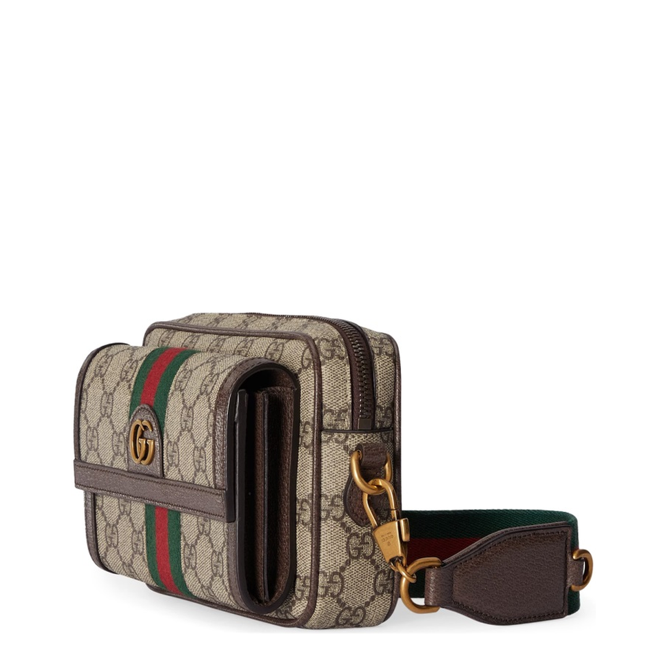 Ophidia Mini Canvas Bag - Beige