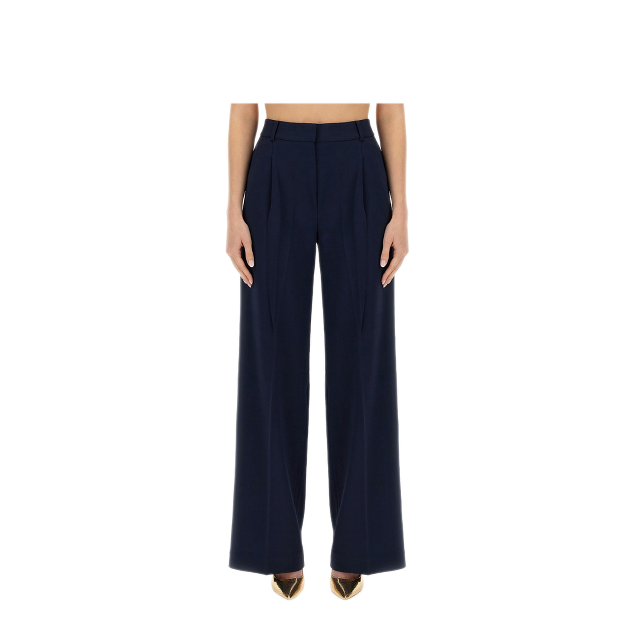 MAYFEYR - MICHAEL BY MICHAEL KORS - Wide Leg Pants - MS330H2ENX409MIDNIGHTBLUE