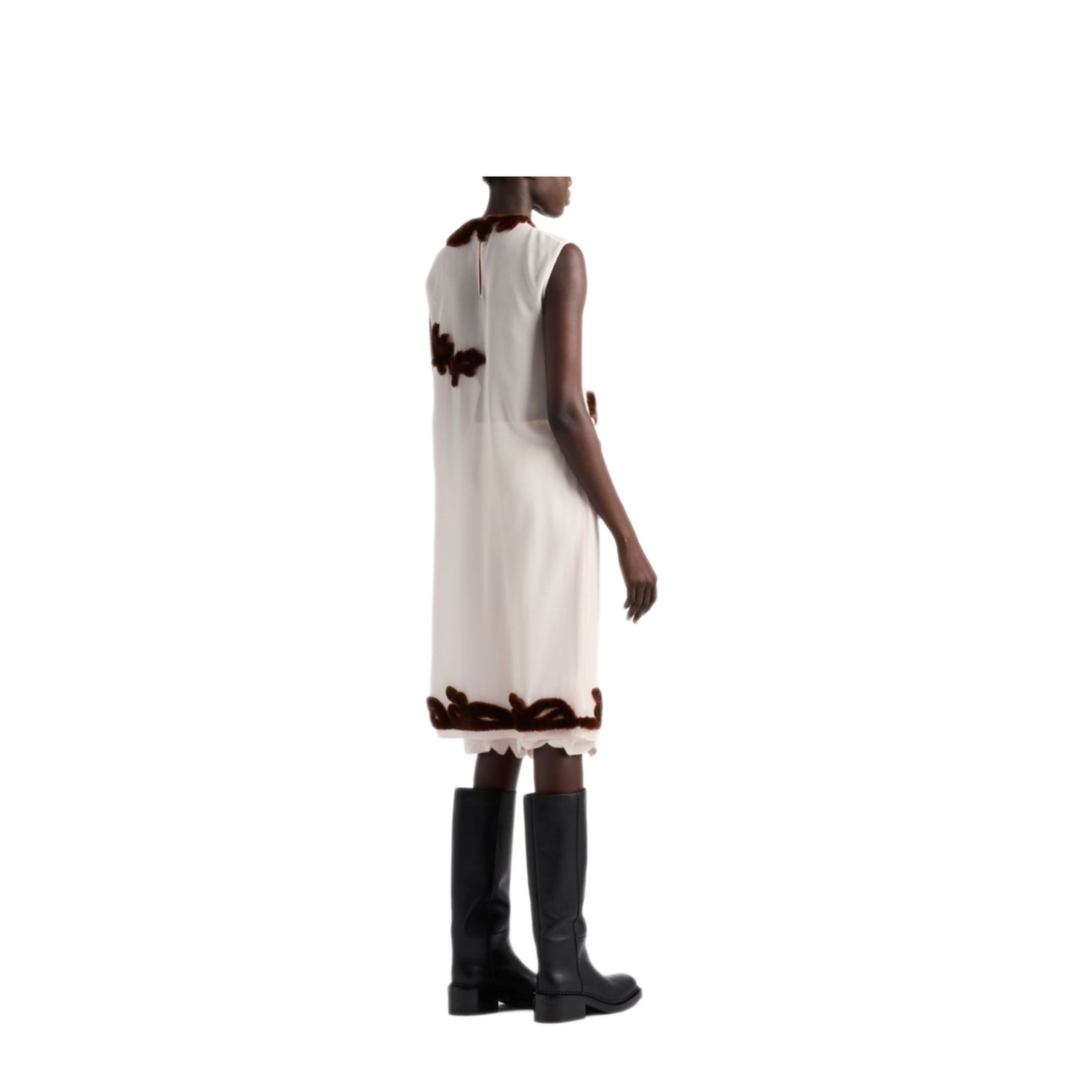 MAYFEYR - Prada - Embroidered Georgette Dress - P3N98RSOOO15Y5F0324