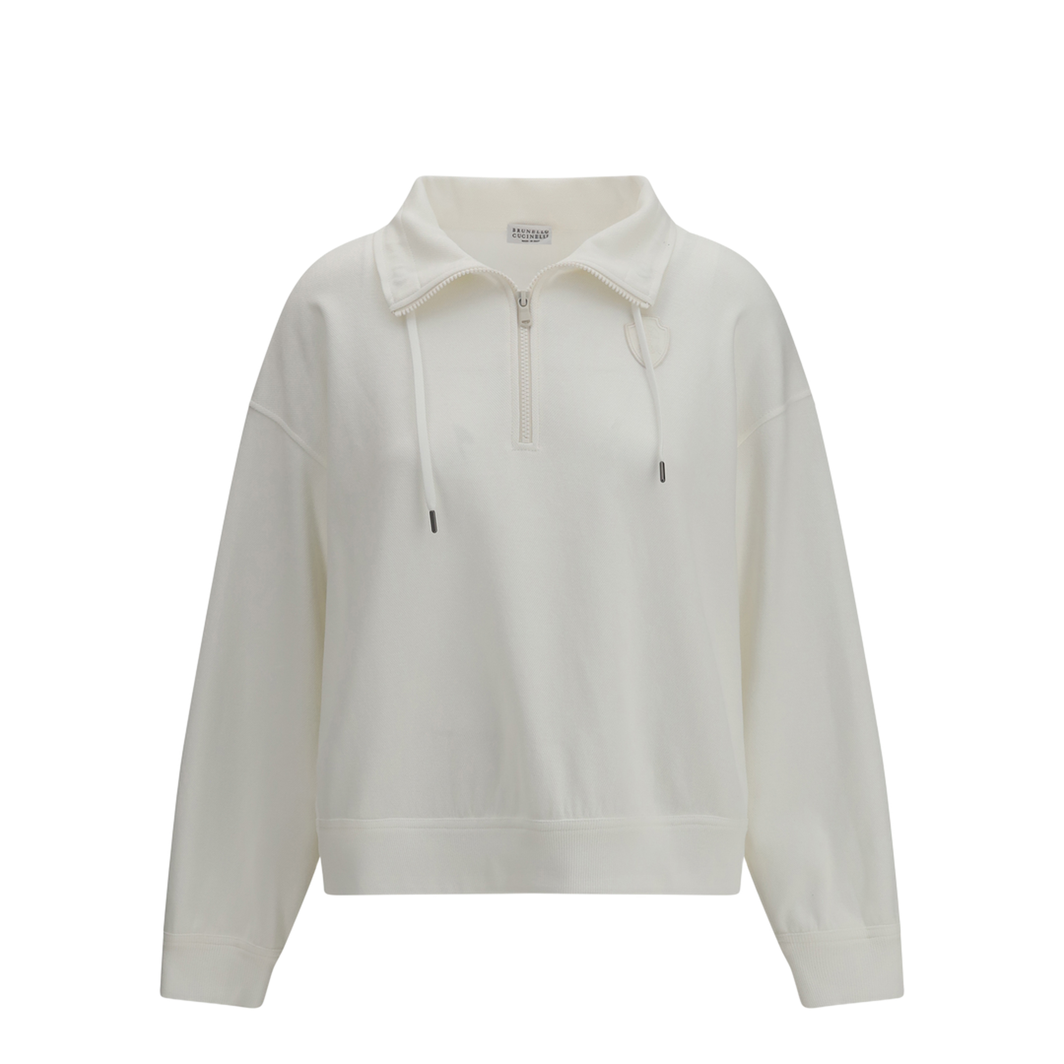 MAYFEYR - Brunello Cucinelli - Sweatshirt With Logo Patch - MG927VT404