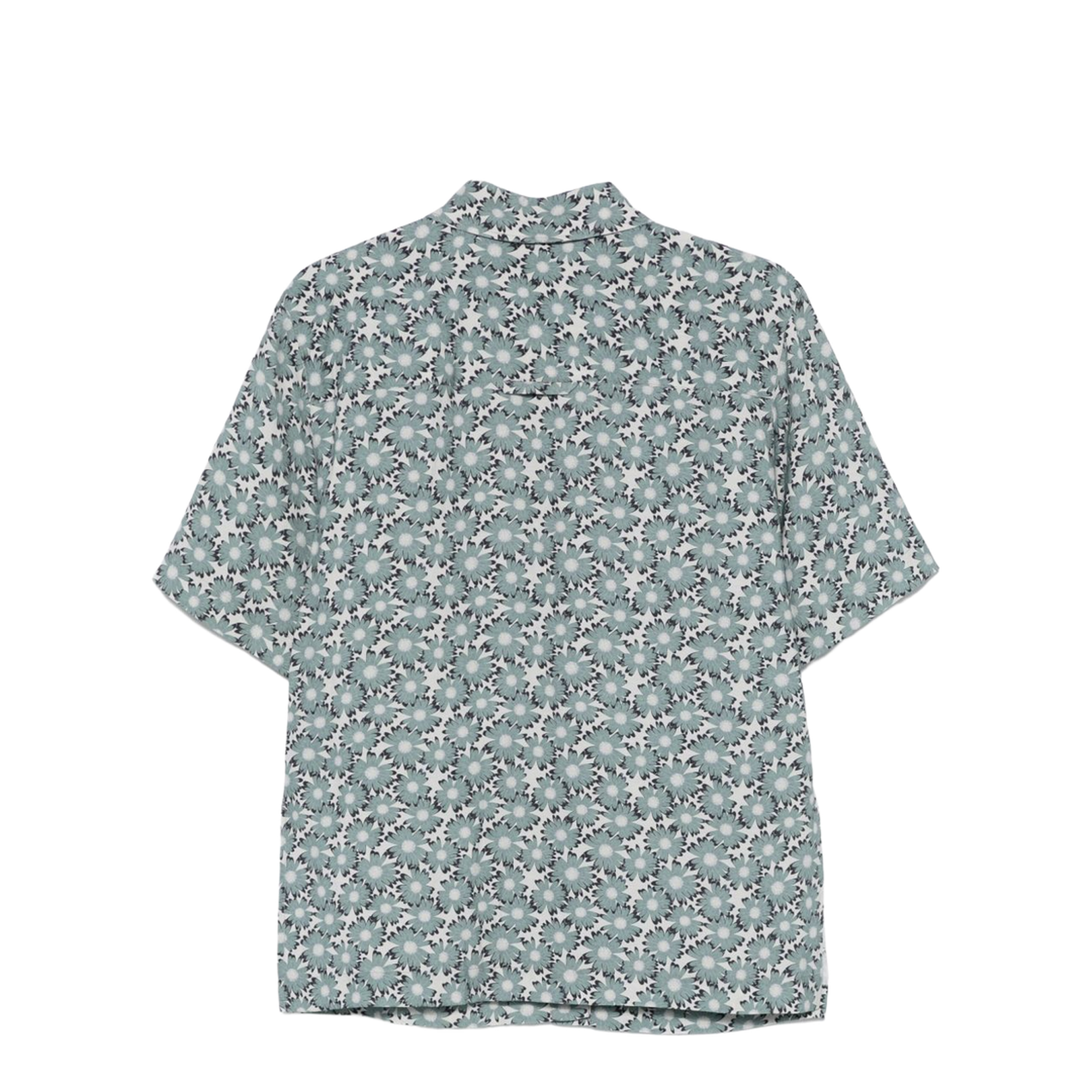 Viscose-blend Shirt with All-Over Print