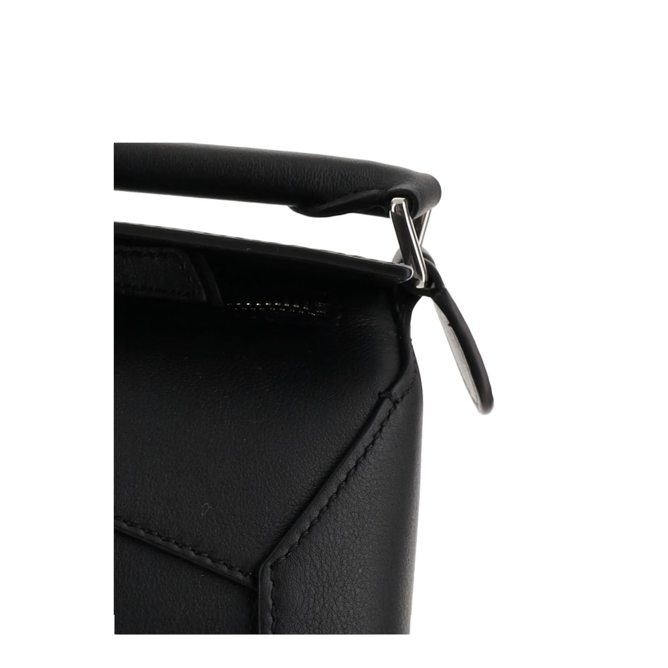 Puzzle Edge Mini Calfskin Crossbody - Black
