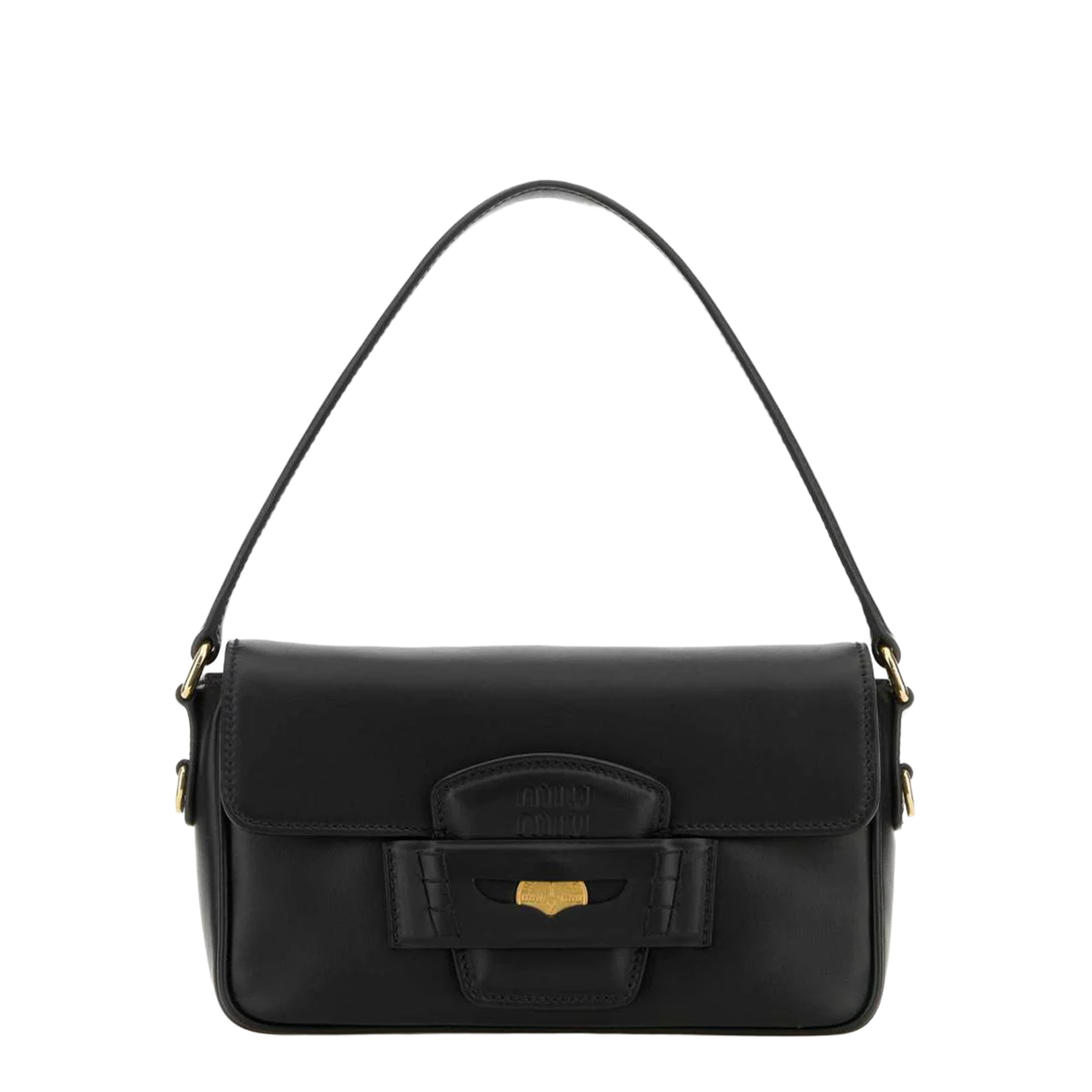 Elegant Black Leather Handbag