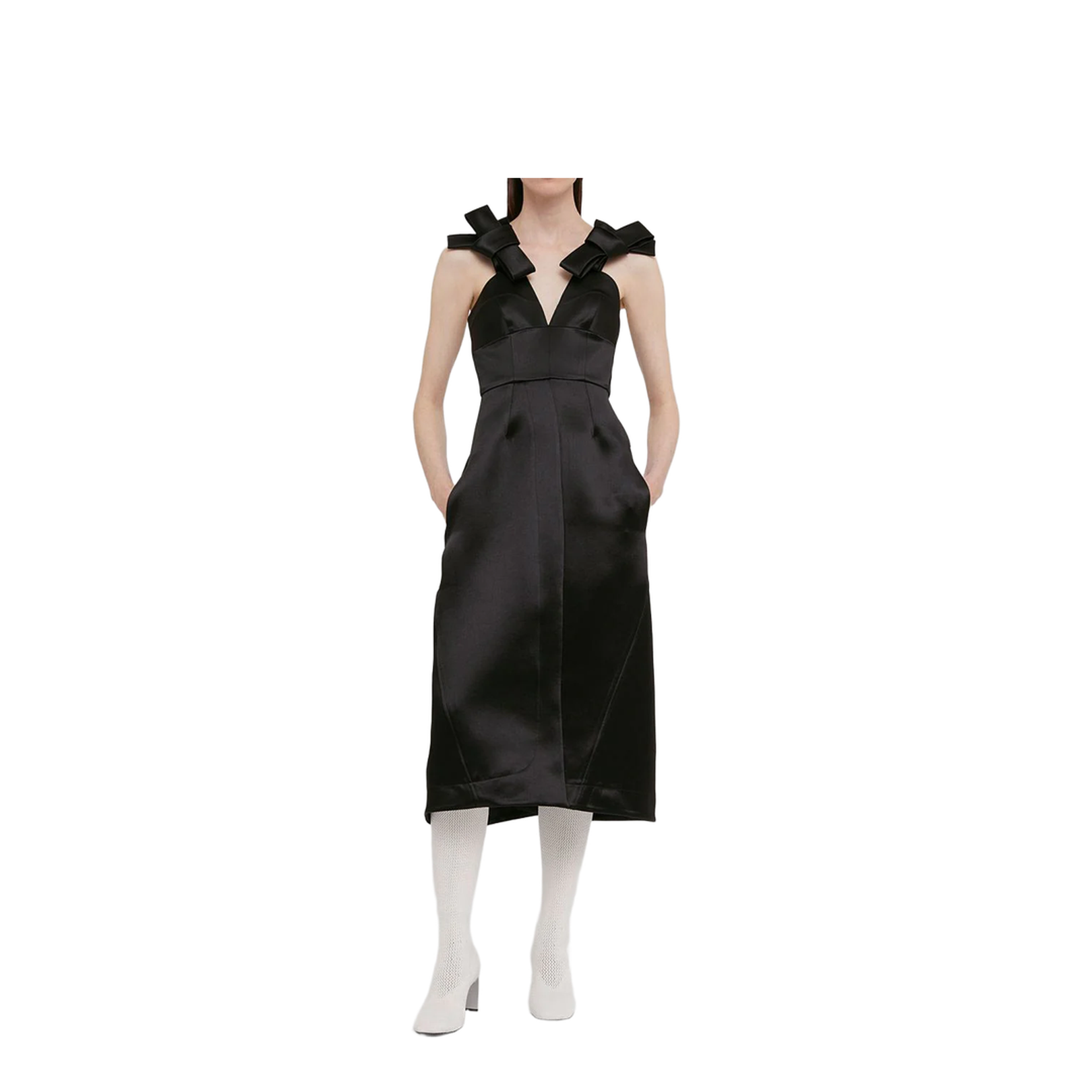 Black Satin Dress