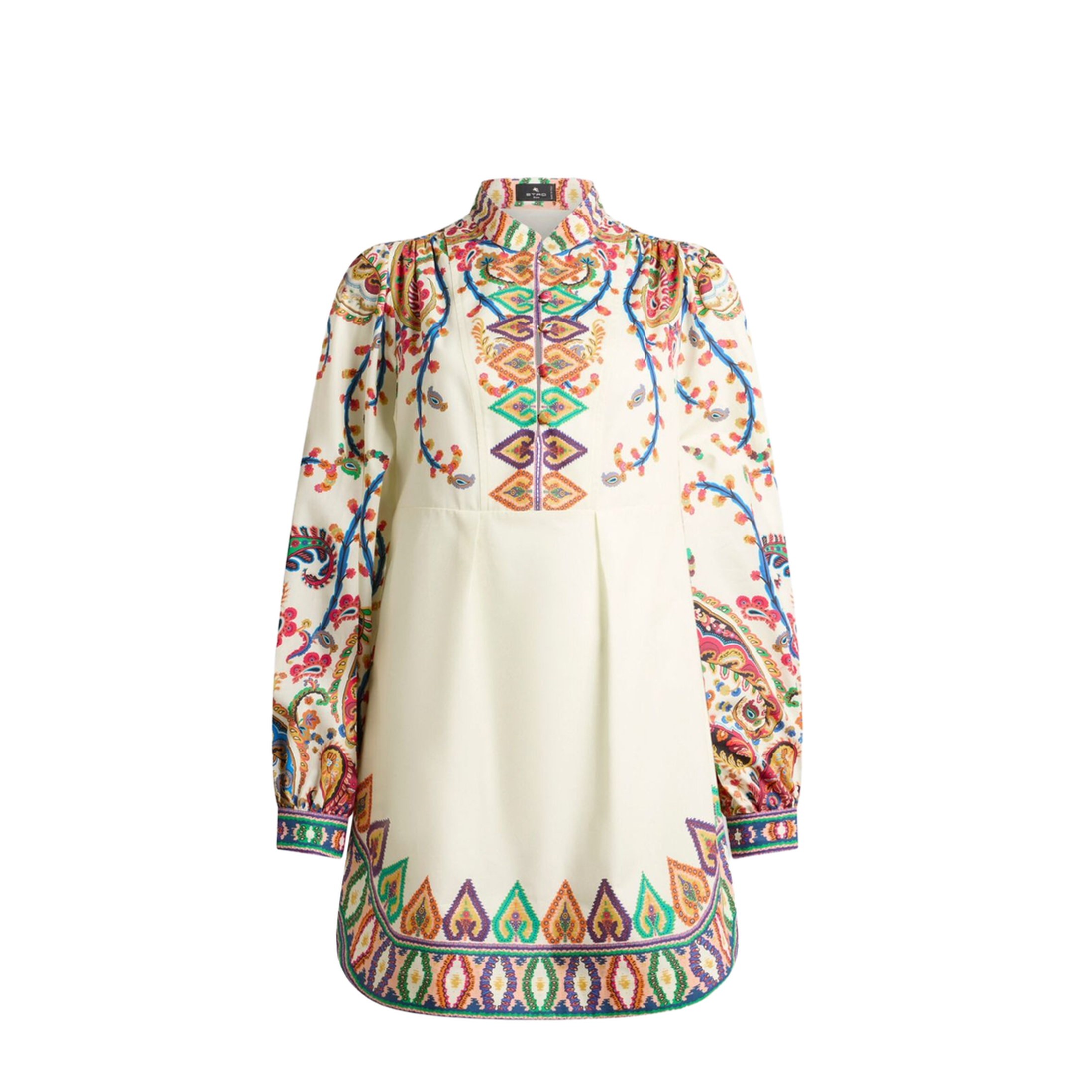 Printed Poplin Dress