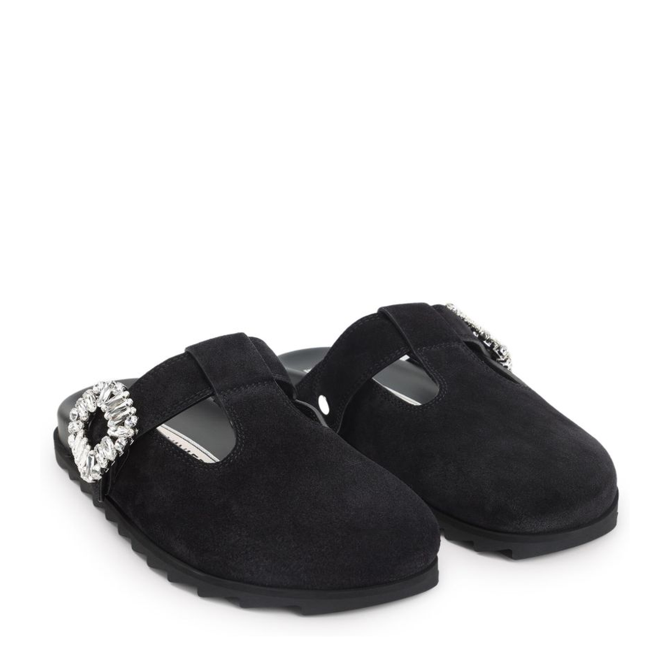 Slidy Mules in Suede