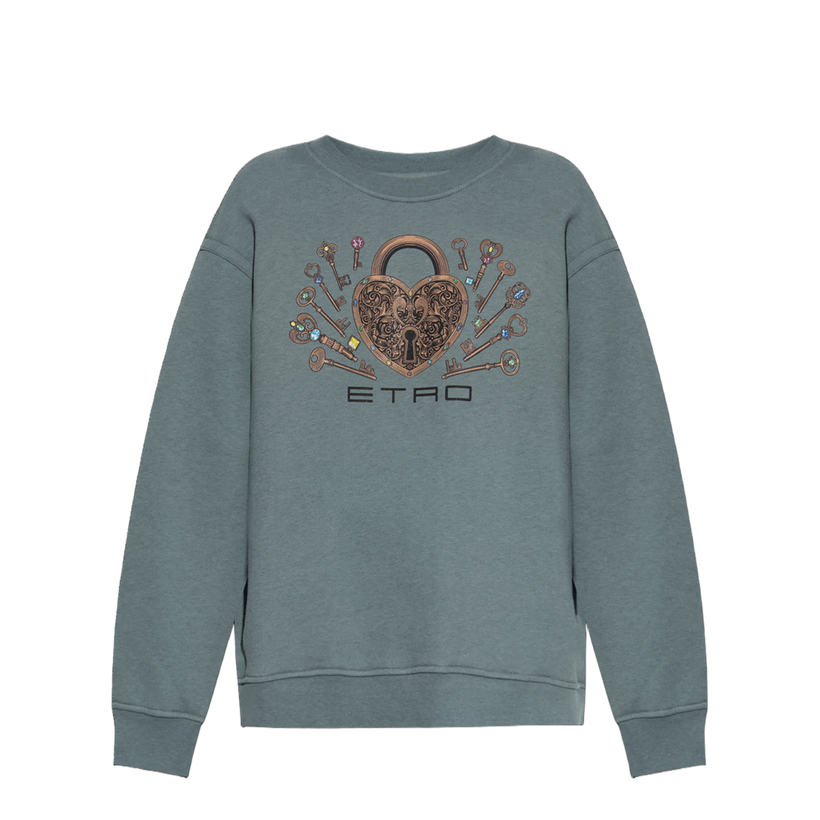 Sweatshirt with Colorful Print