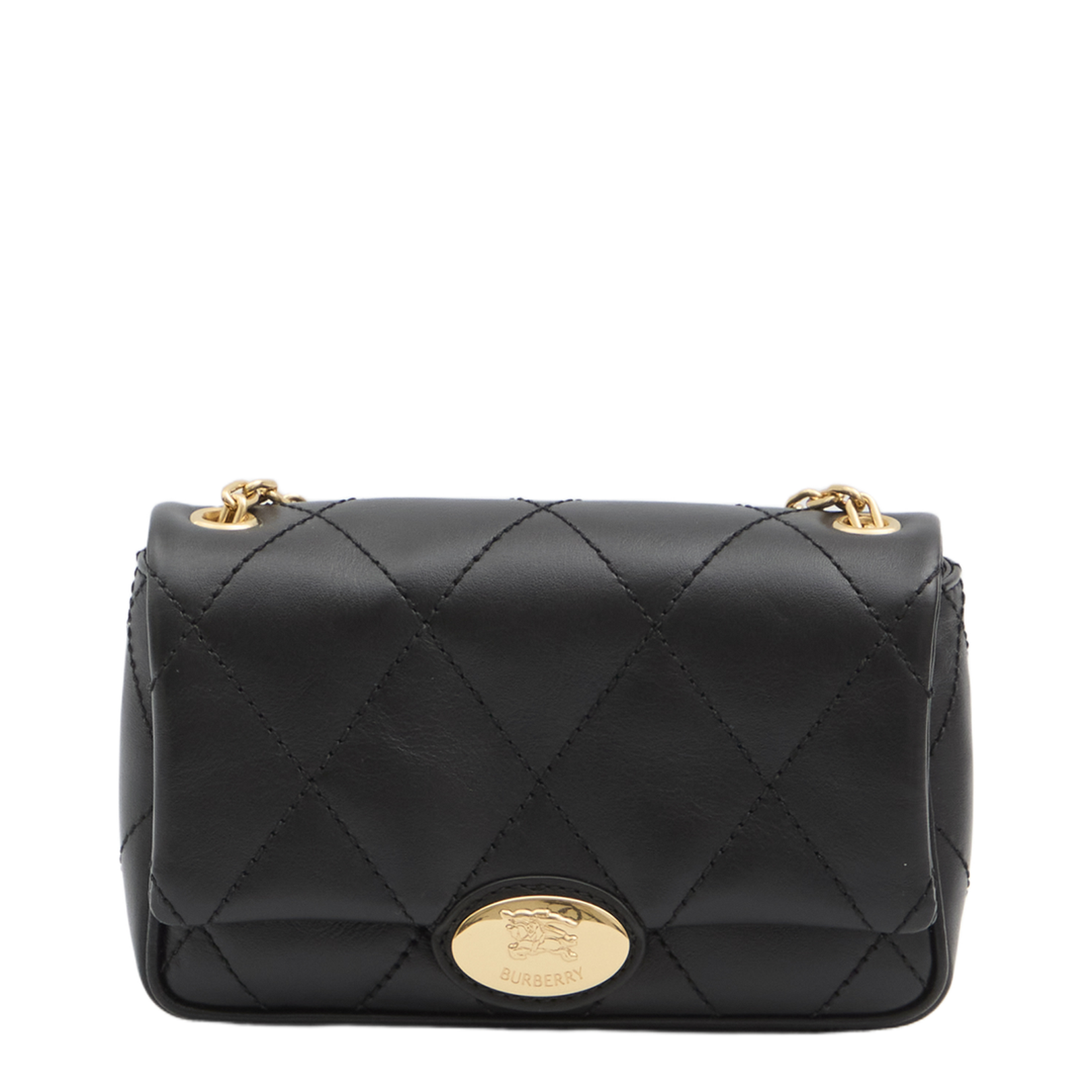 Quilted Black Calfskin Leather Clutch