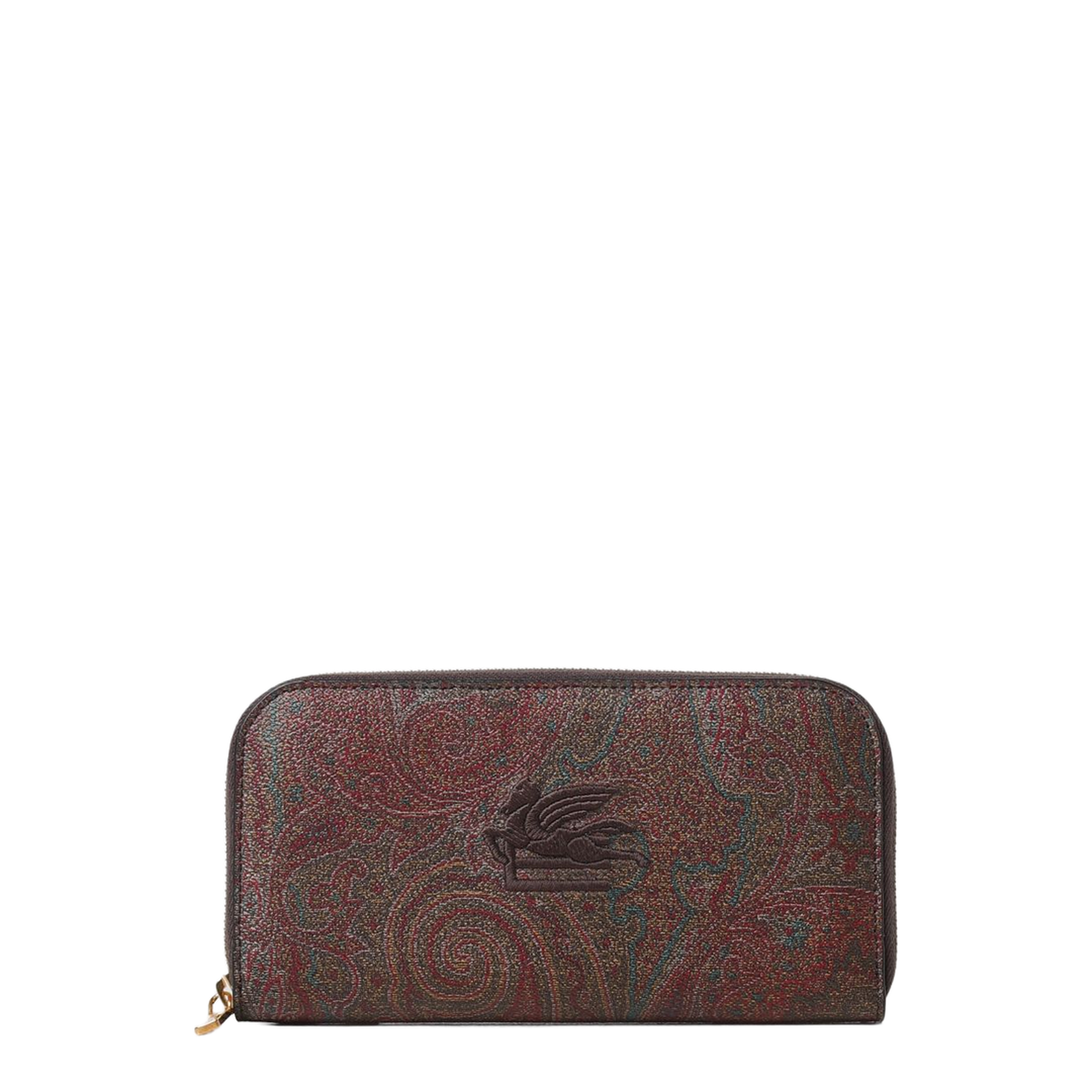 Paisley Wallet With Pegasus Detail