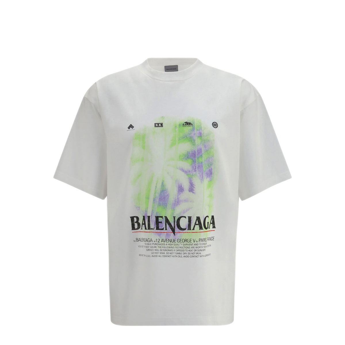 MAYFEYR - Balenciaga - Printed Cotton T Shirt - 764235TUV079000