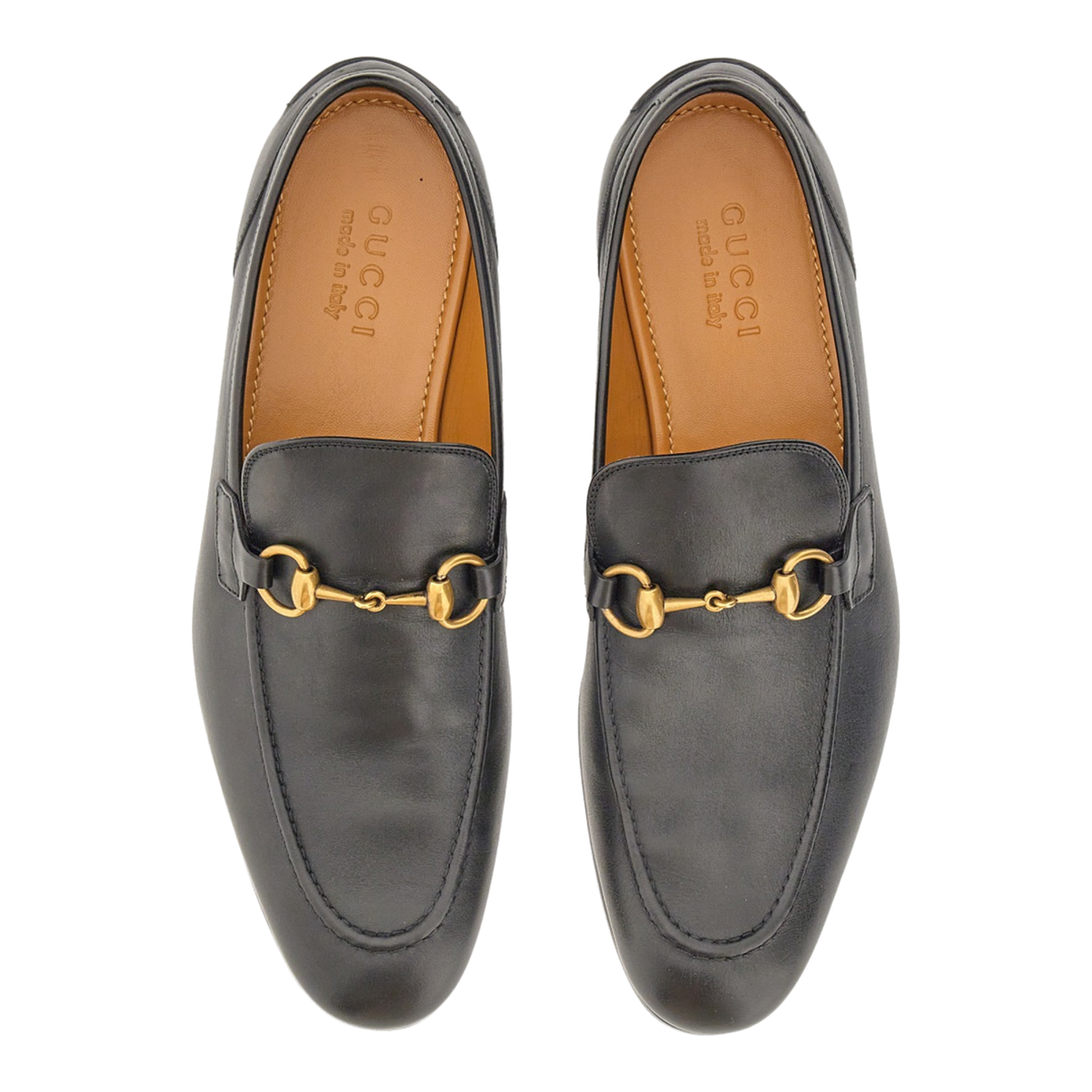 Black Leather Jordaan Loafer