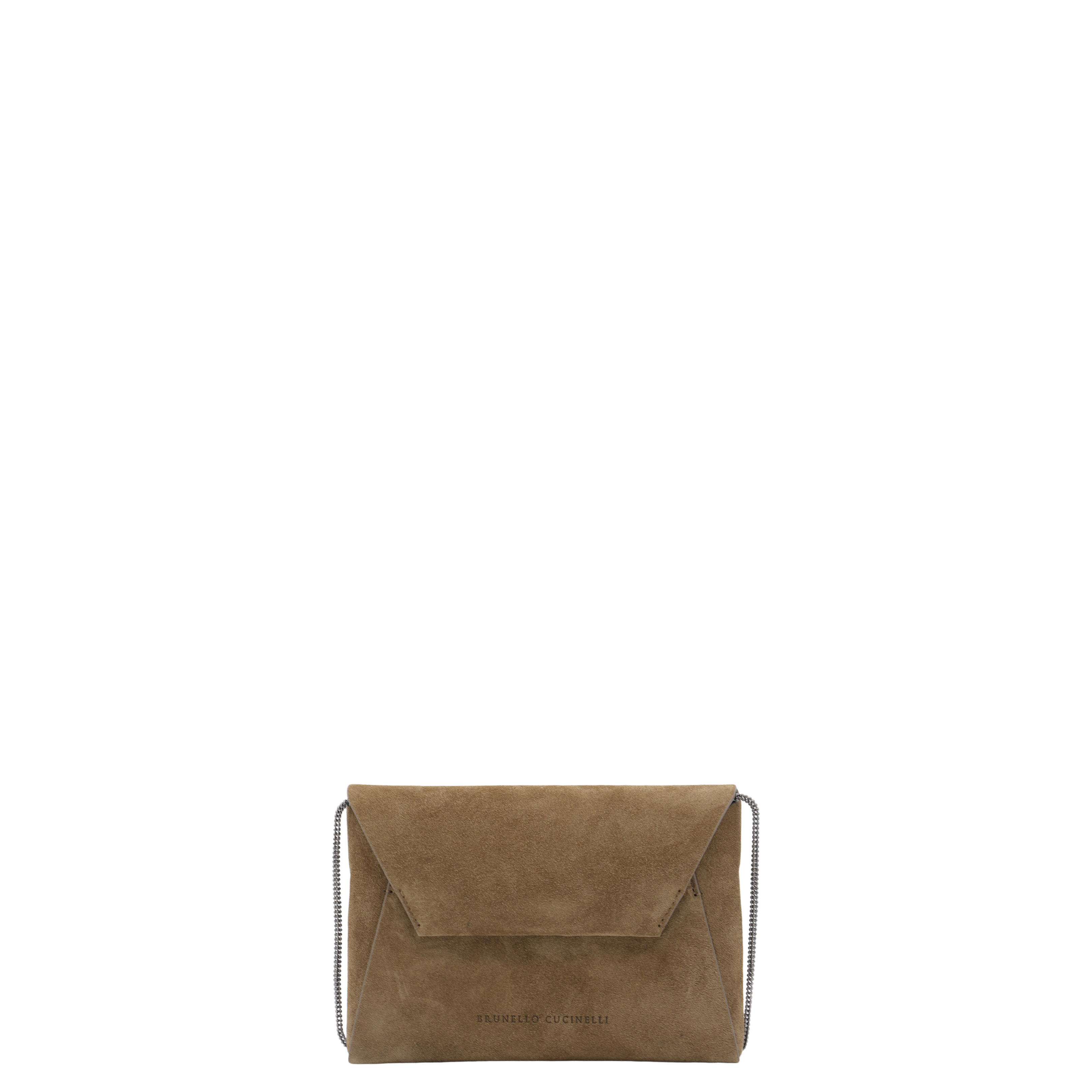 Suede Clutch Bag