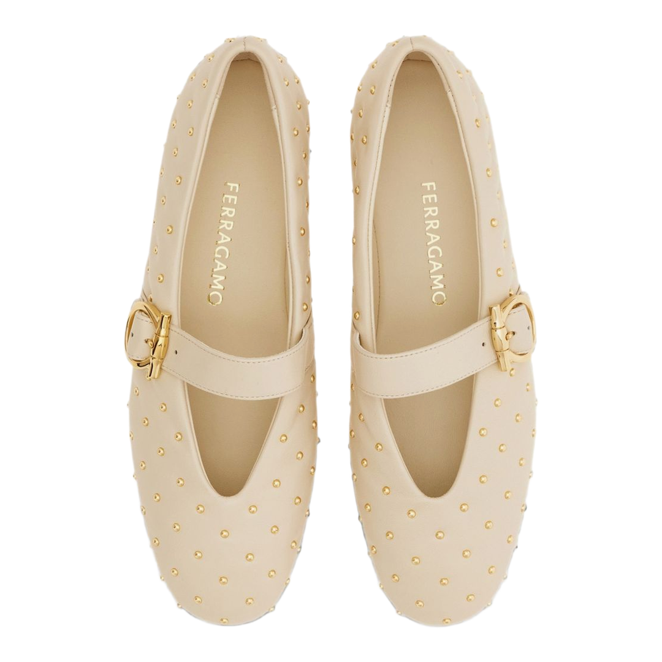 MAYFEYR - Ferragamo - Flat Shoes Ecru - 01L931795488002