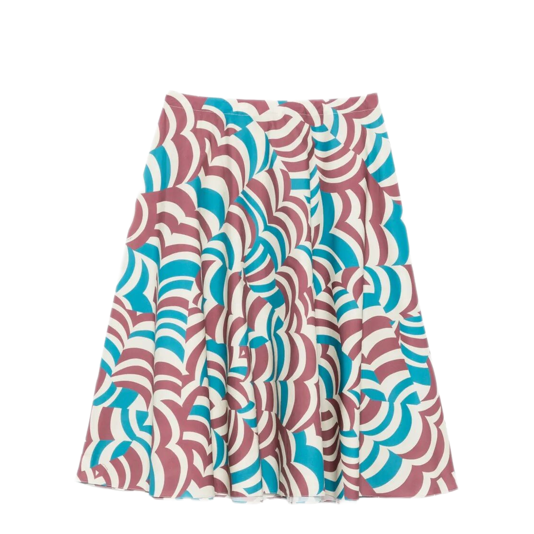 MAYFEYR - Marni - Printed Cotton Midi Skirt - GOMA0527A3UTC625Y0M37