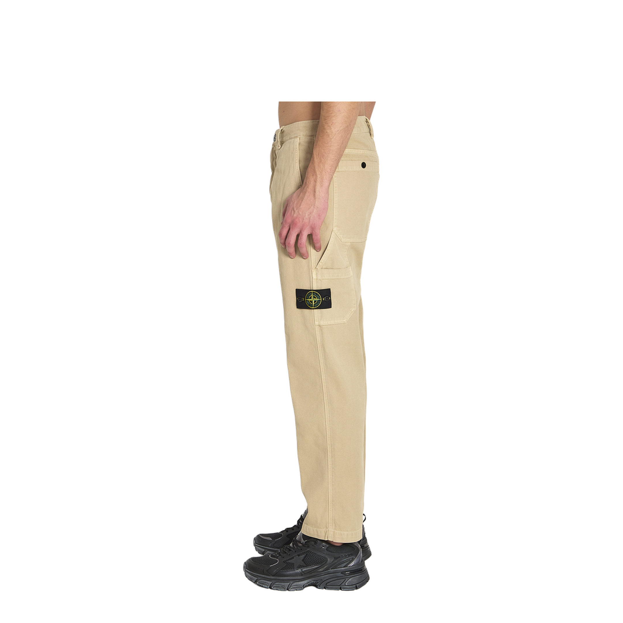 Beige Regular Pants