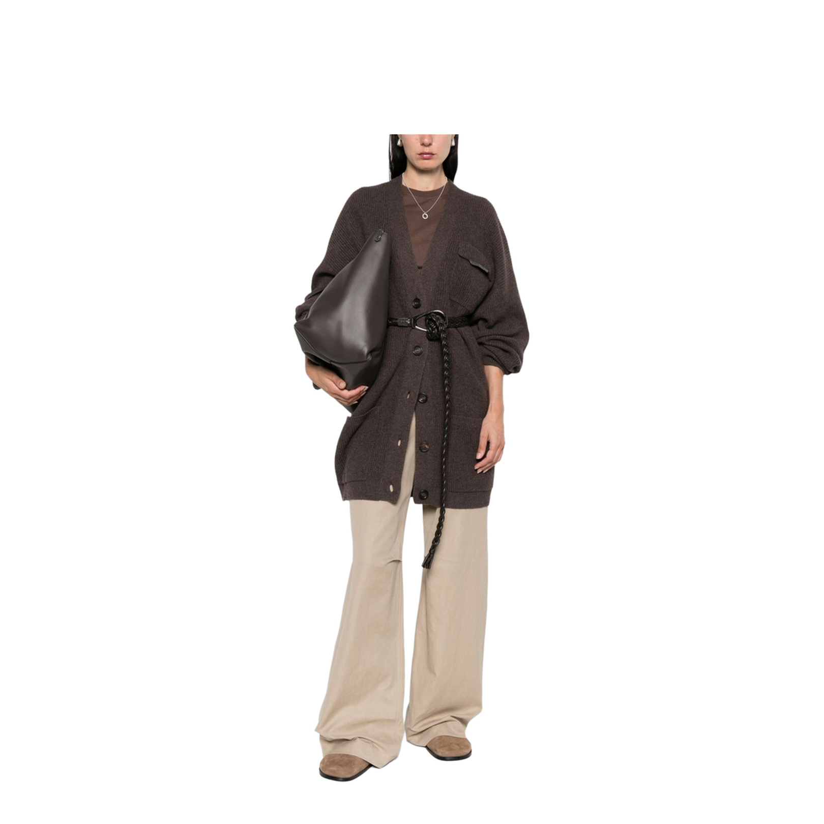 Cashmere V Neck Cardigan