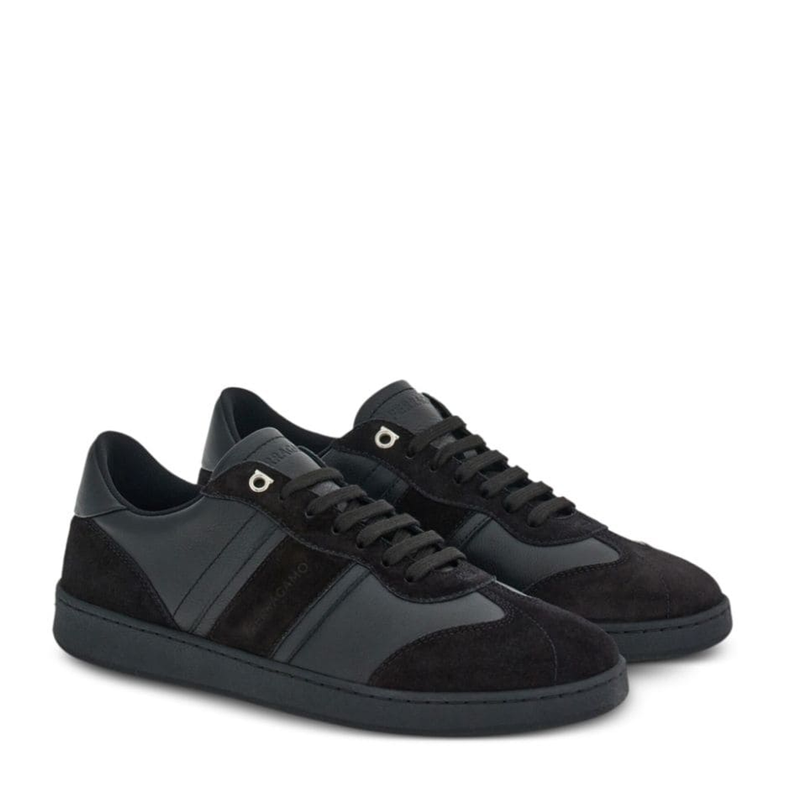 Achille Leather And Suede Sneakers