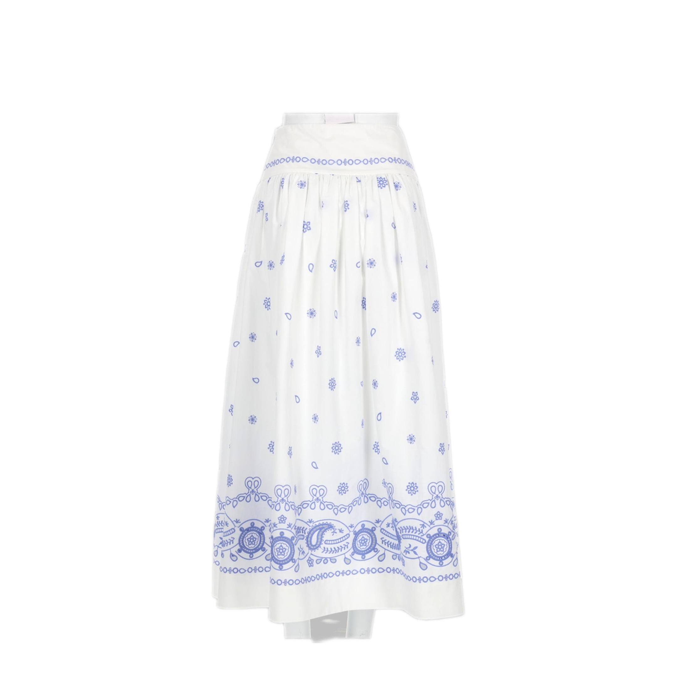 MAYFEYR - Self Portrait - Midi Embroidered Skirt - AC26008MSKWWHITE