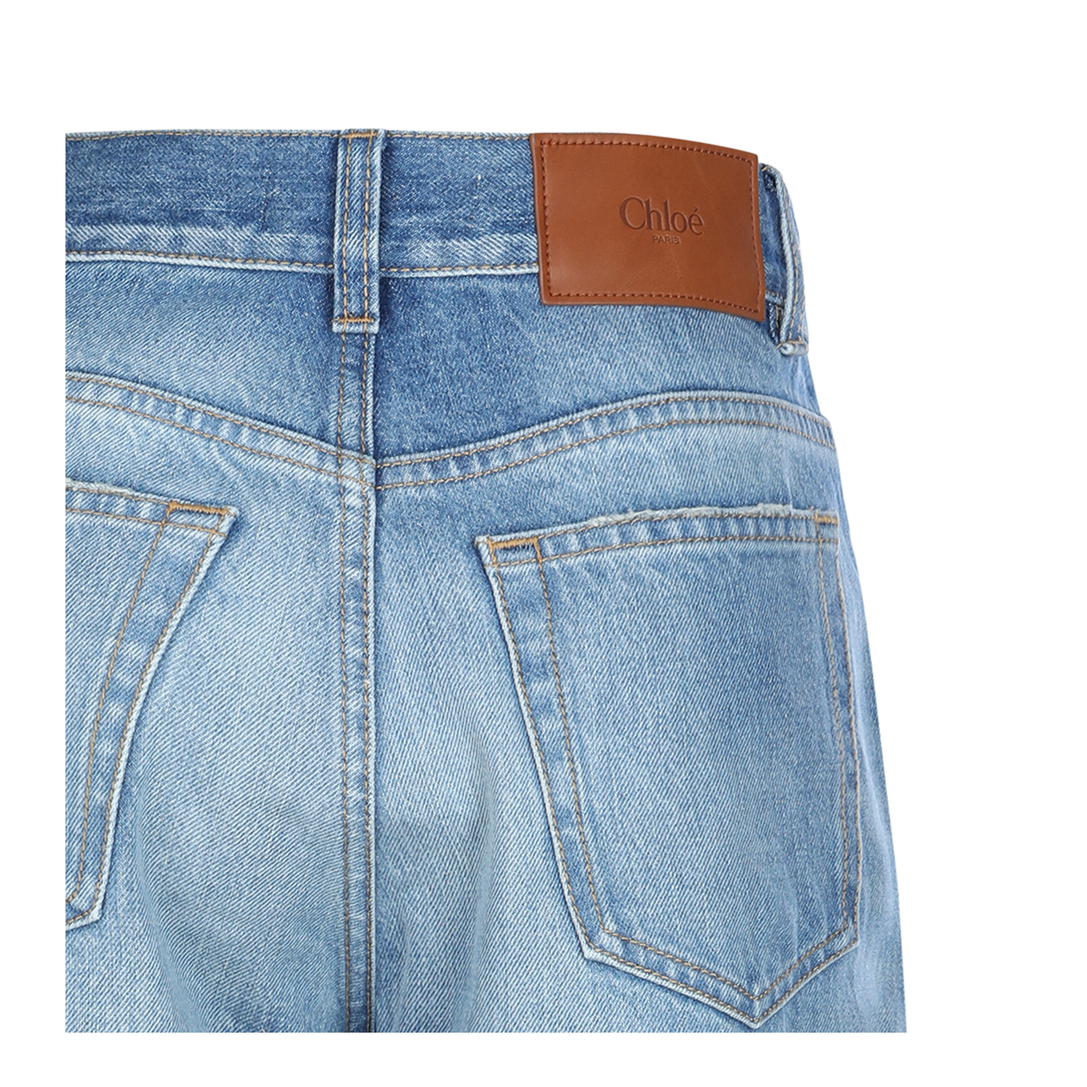 High-waisted shorts jeans