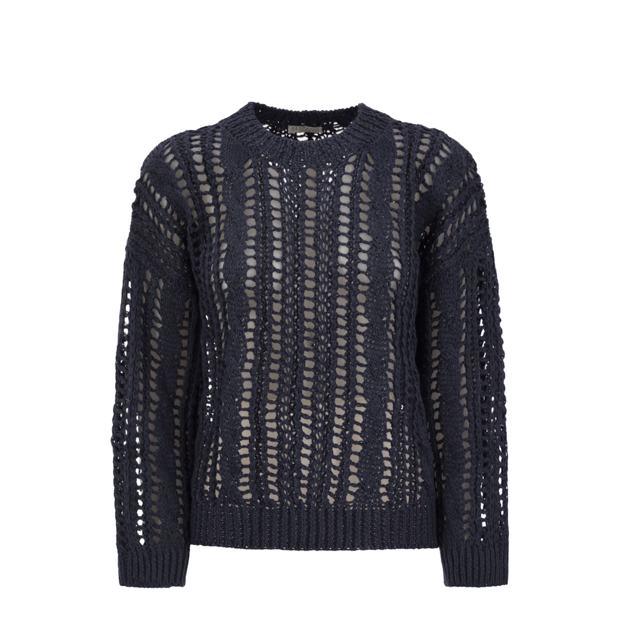 Cable & Mesh Jute and Cotton Jersey