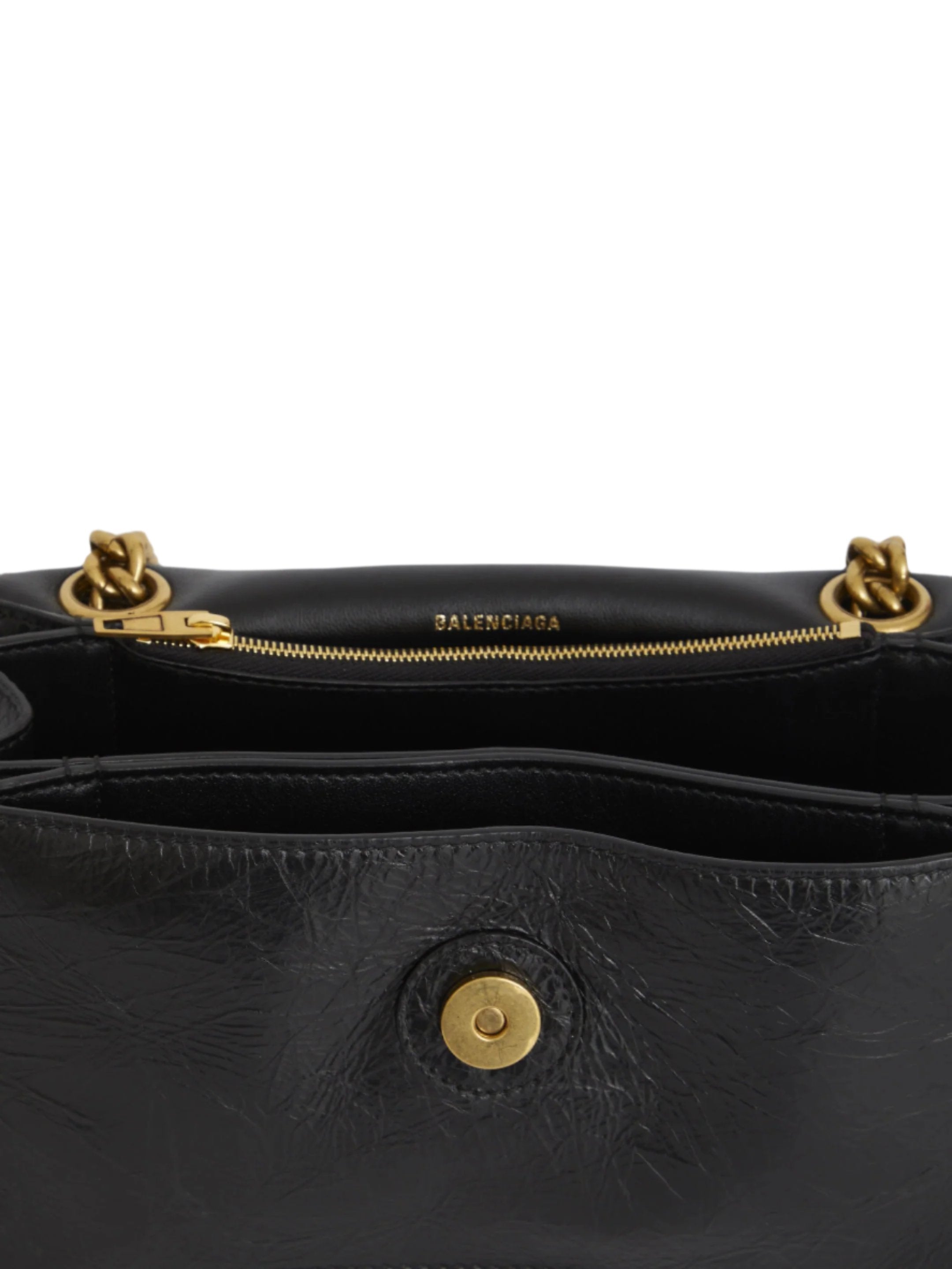 Crush Small Shoulder Bag, Gold Hardware