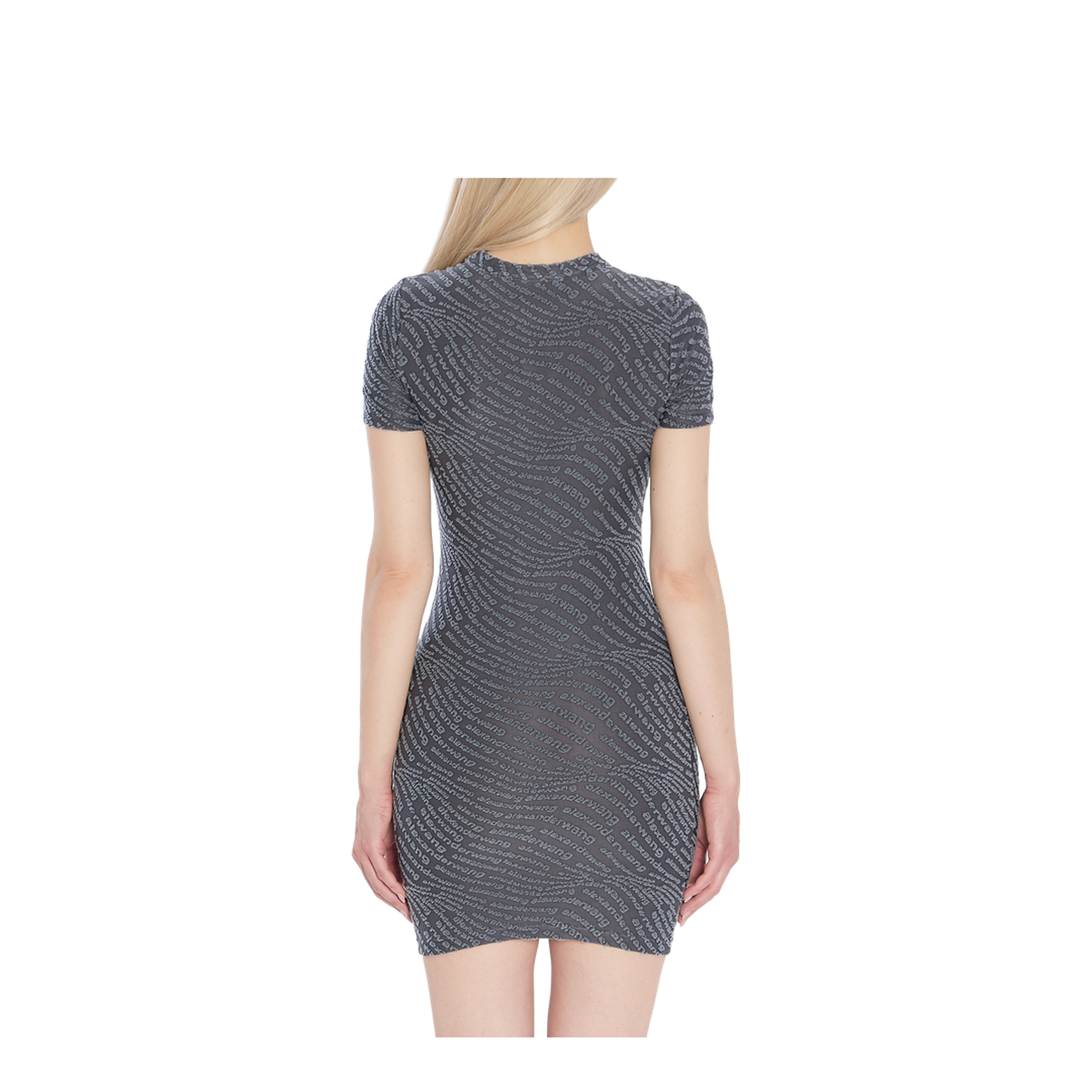 Jacquard Mini Dress With Logo