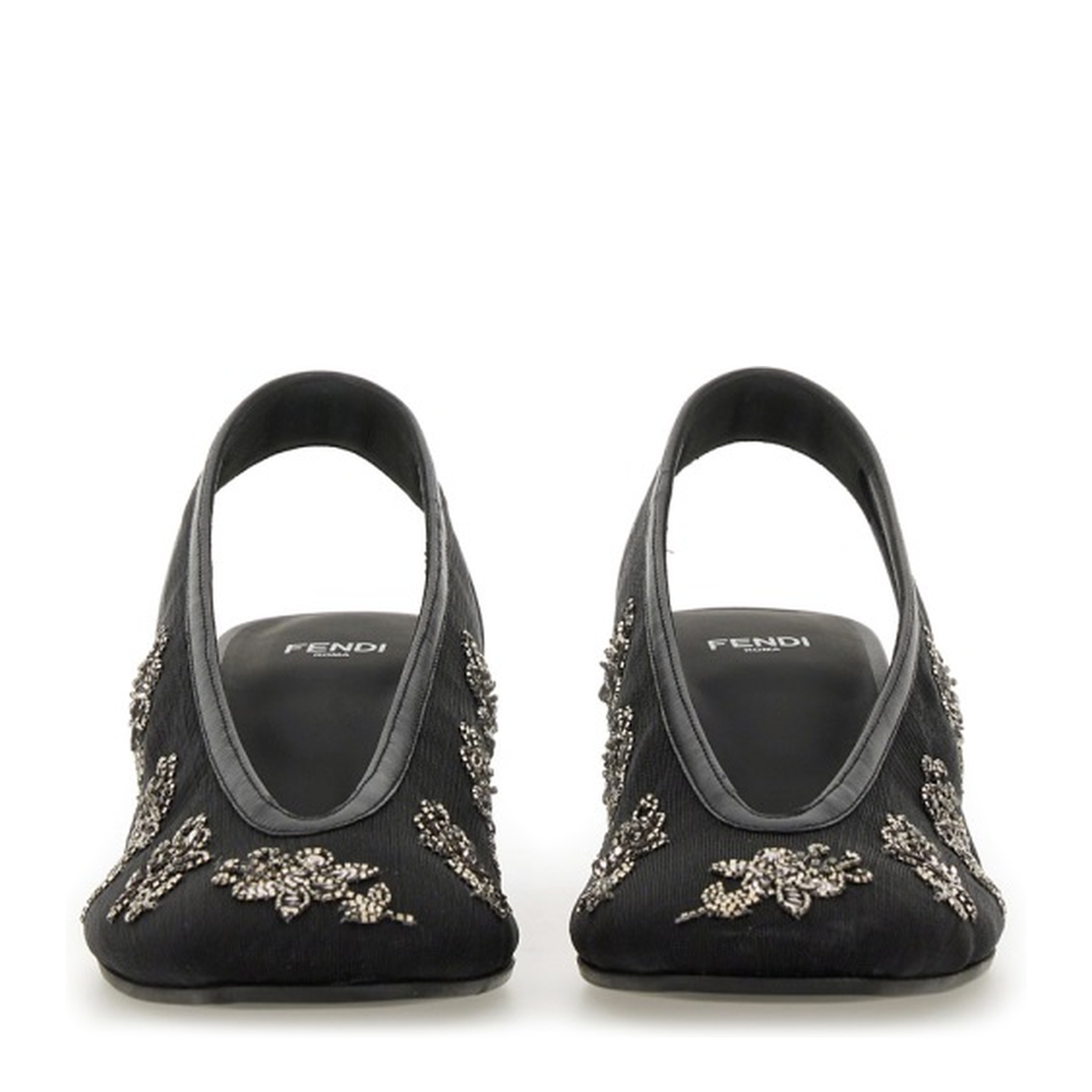 Slingback with Embroidery