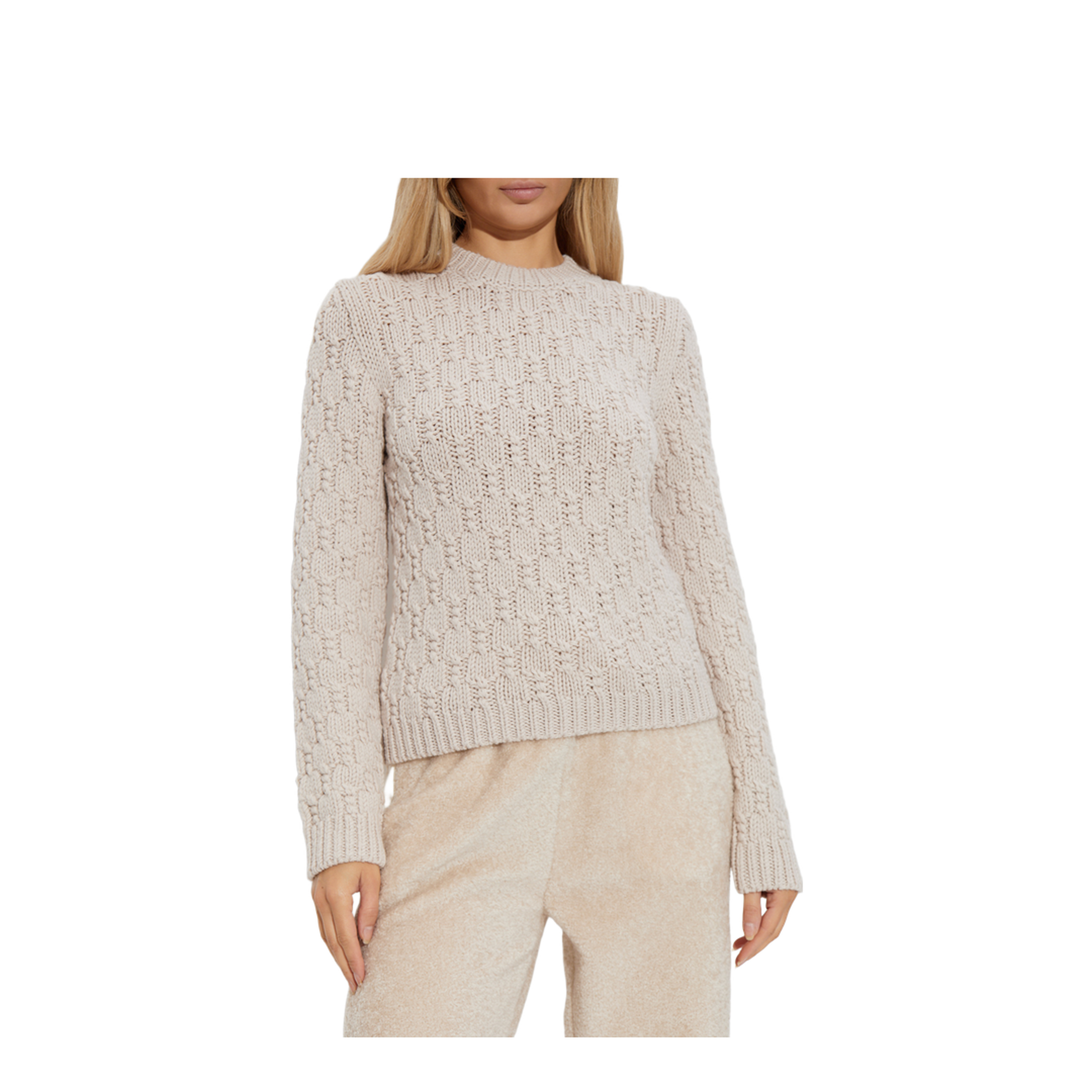 Knitted Sweater White