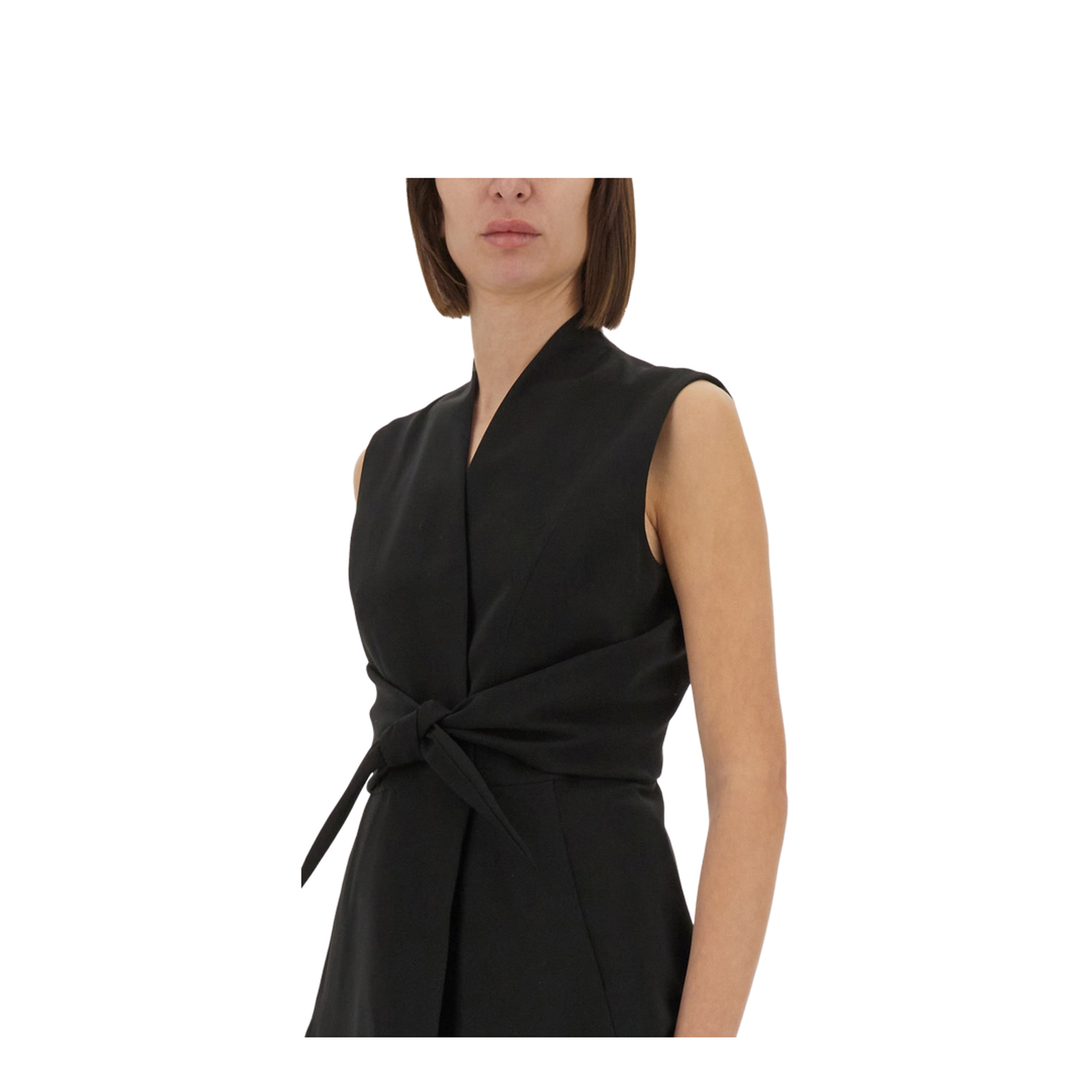 Structured Sleeveless Jacket