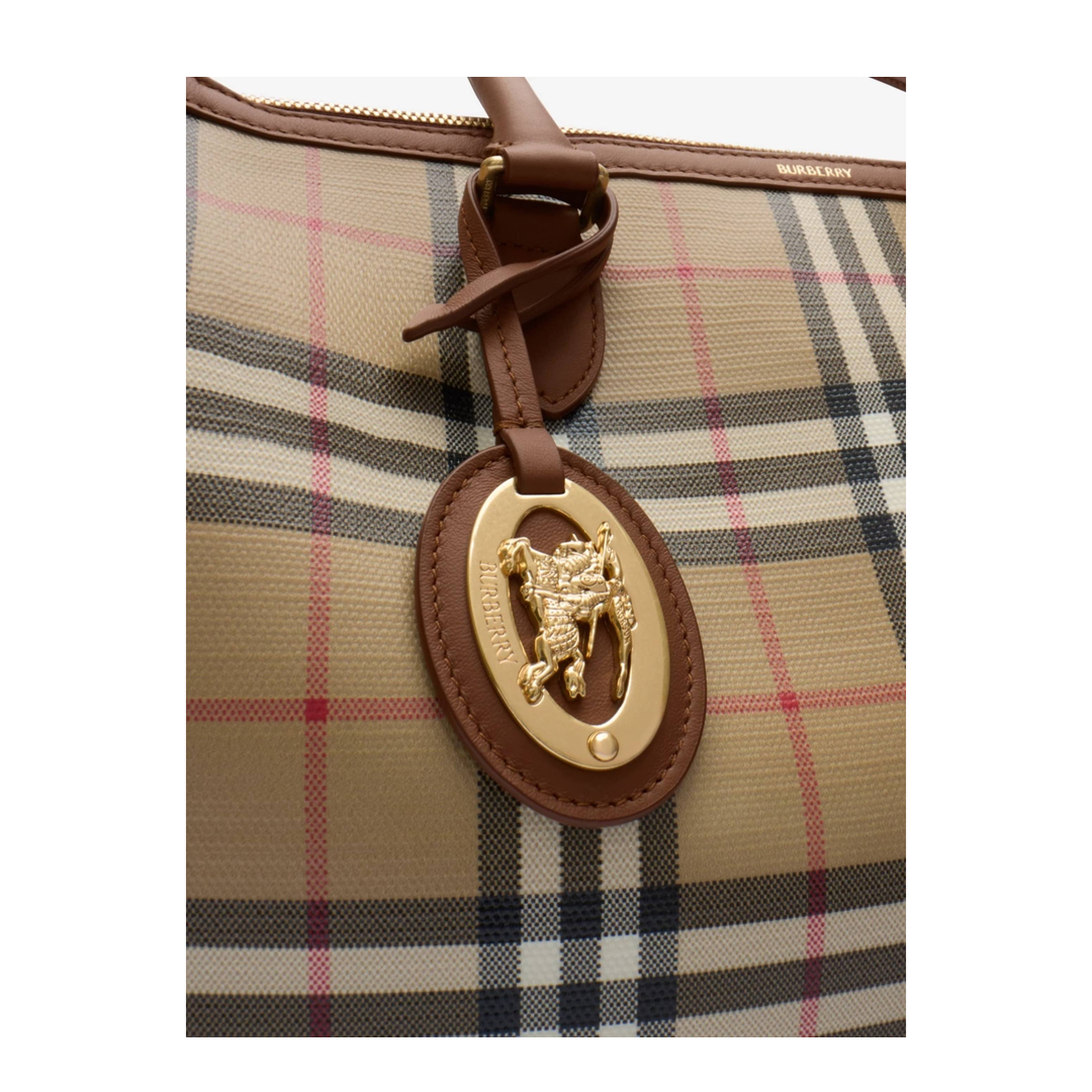 MAYFEYR - Burberry - Tote Media Check With Zipper - 8129035A7026