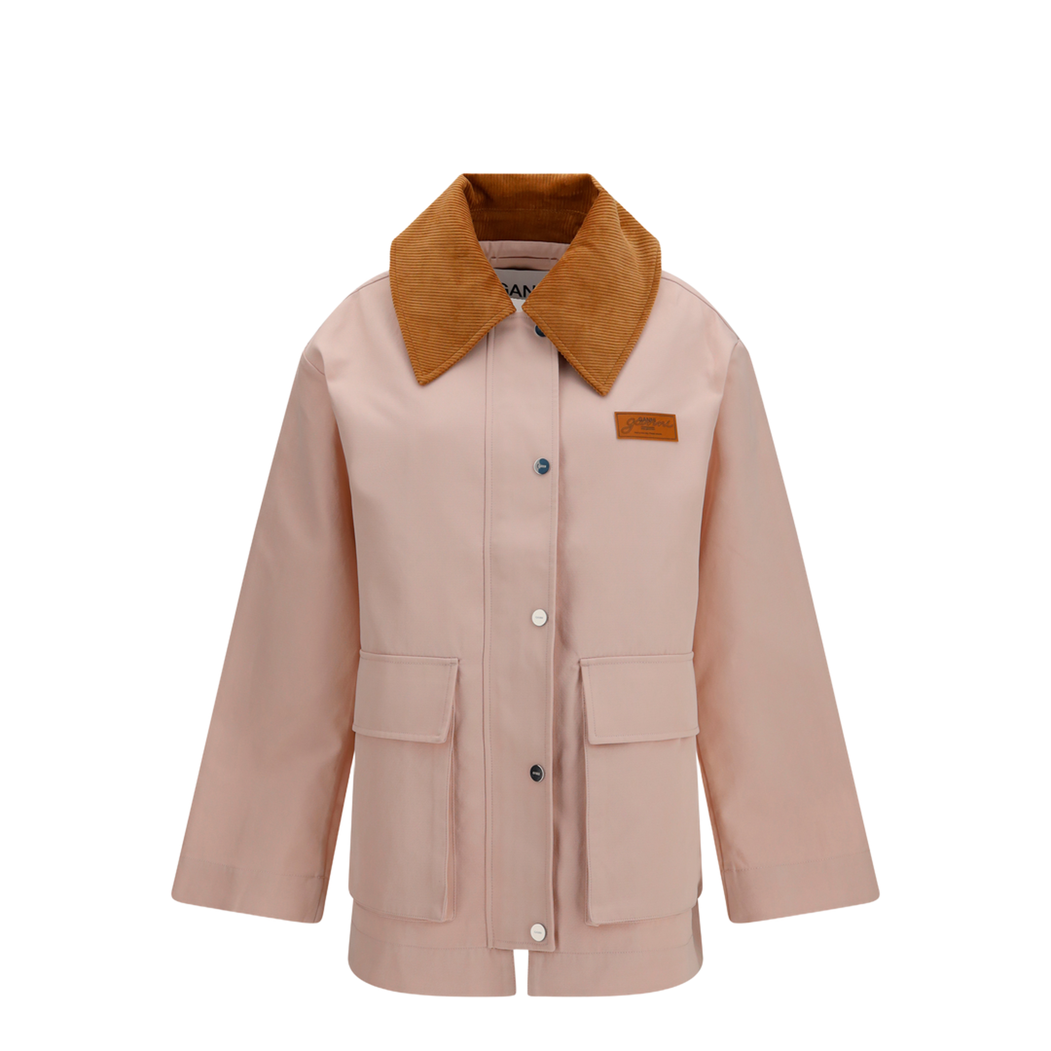 MAYFEYR - Ganni - Twill Jacket With Suede Details - A1010227